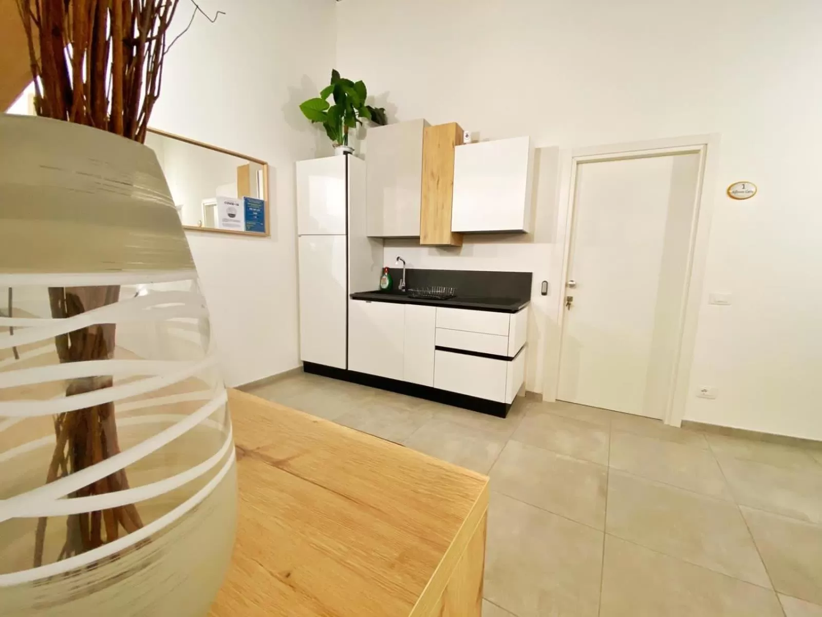 Kitchen or kitchenette in B&B Salerno IN Centro