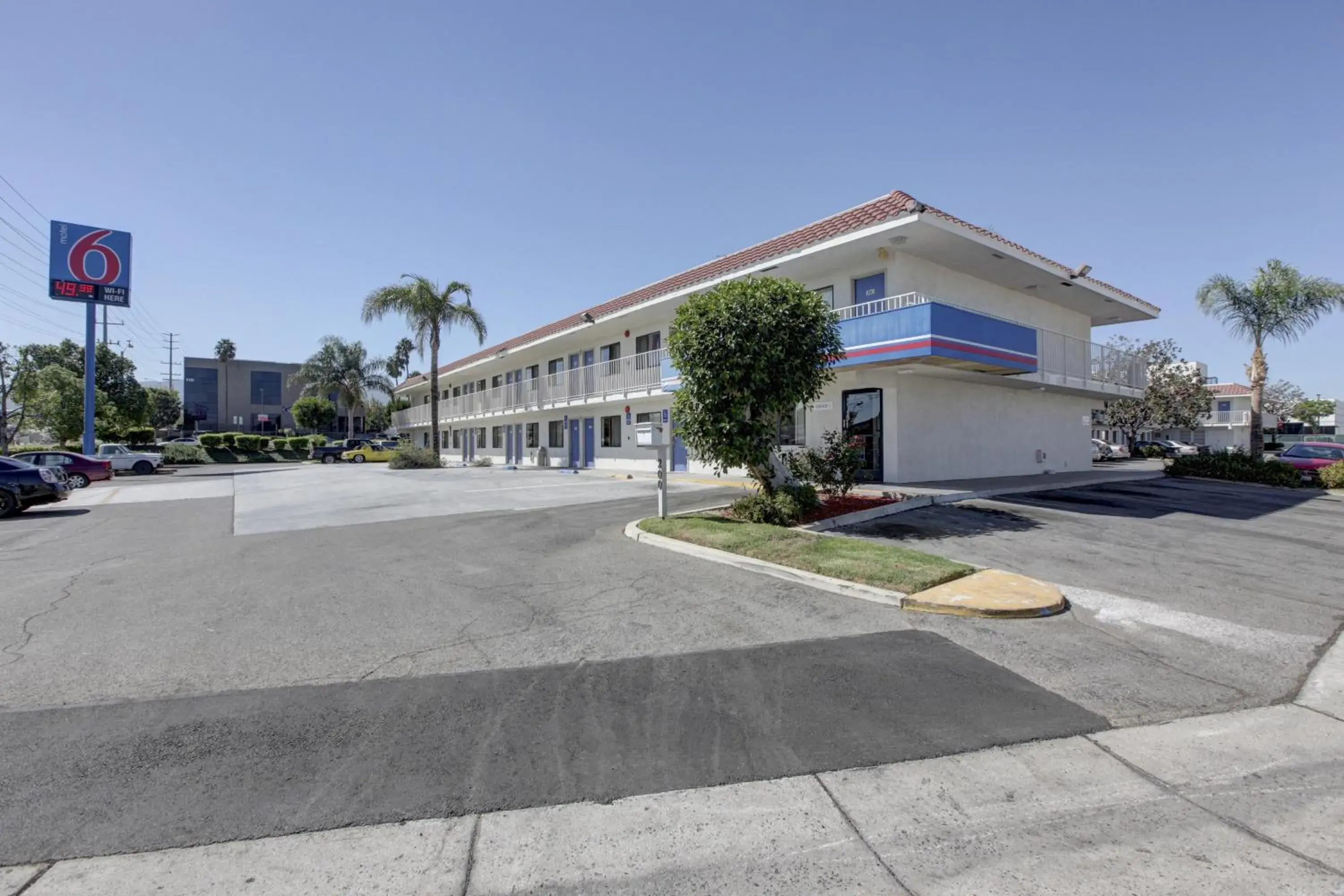 Facade/entrance, Property Building in Motel 6-Corona, CA