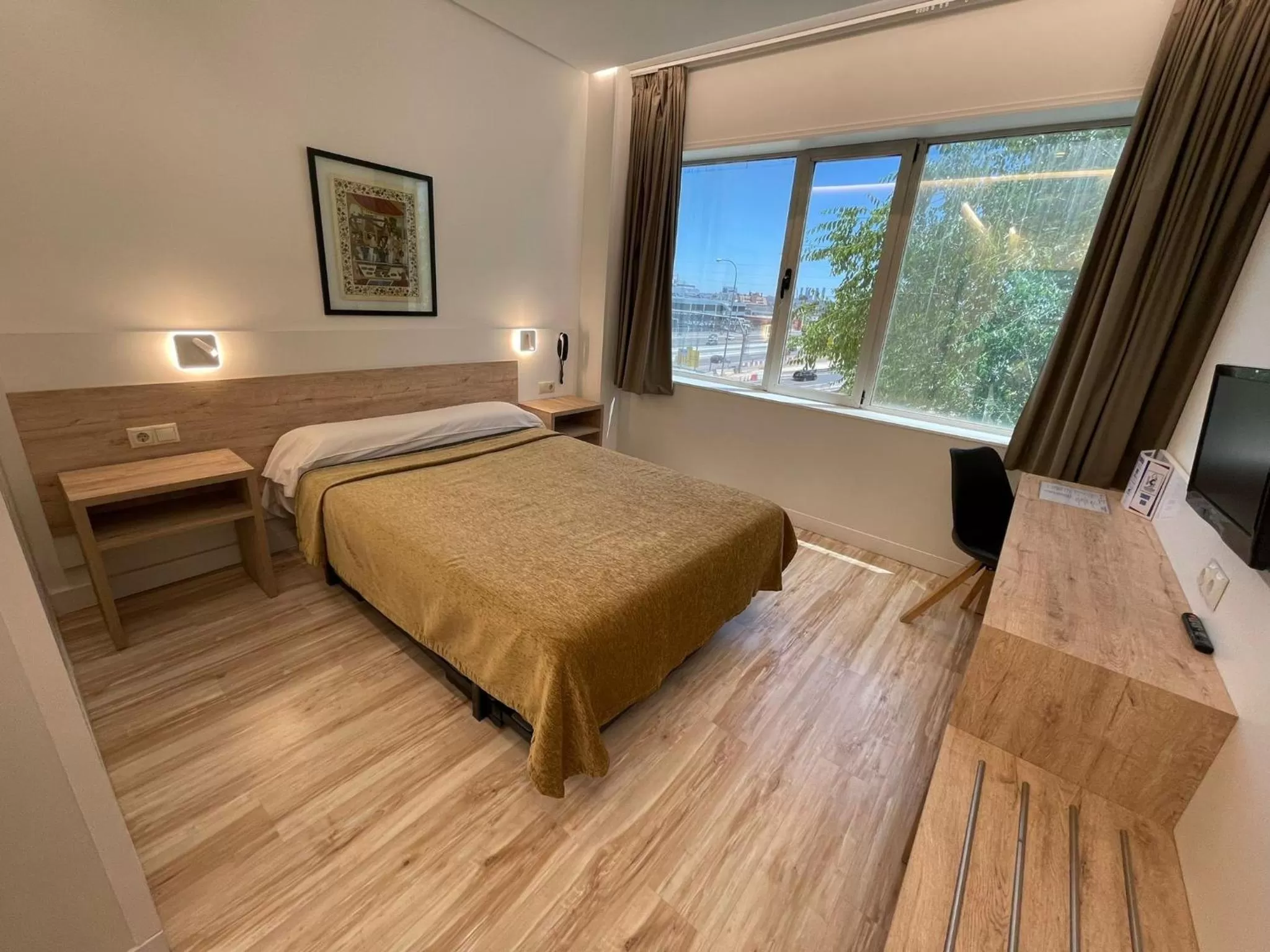 Bed in Hotel Concordy