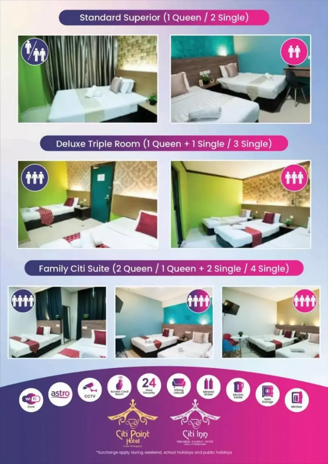 Standard Double or Twin Room in DJ Citi Point Hotel Standard Double or Twin Room in DJ Citi Point Hotel
