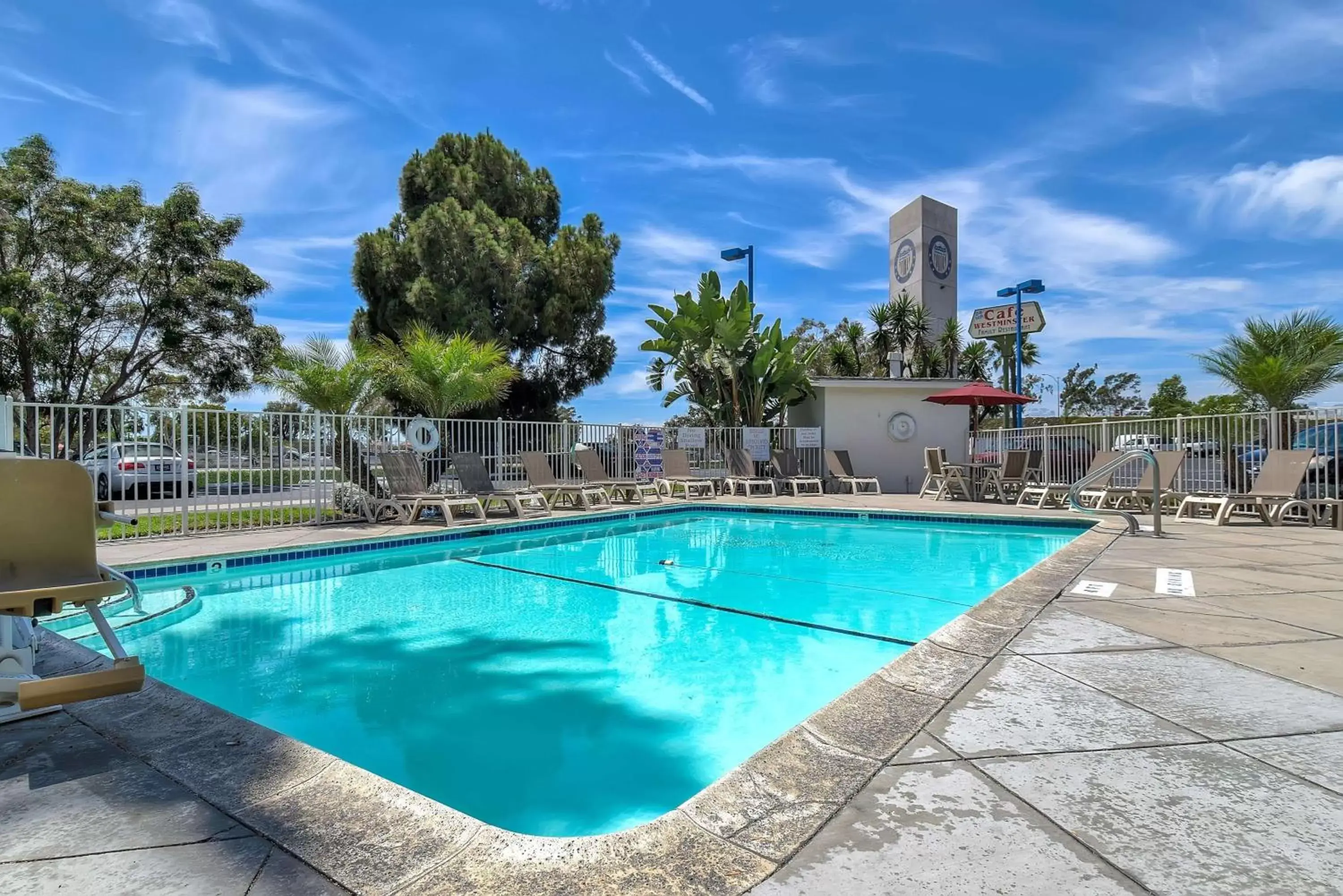 Day, Swimming Pool in Motel 6-Westminster, CA - South - Long Beach Area