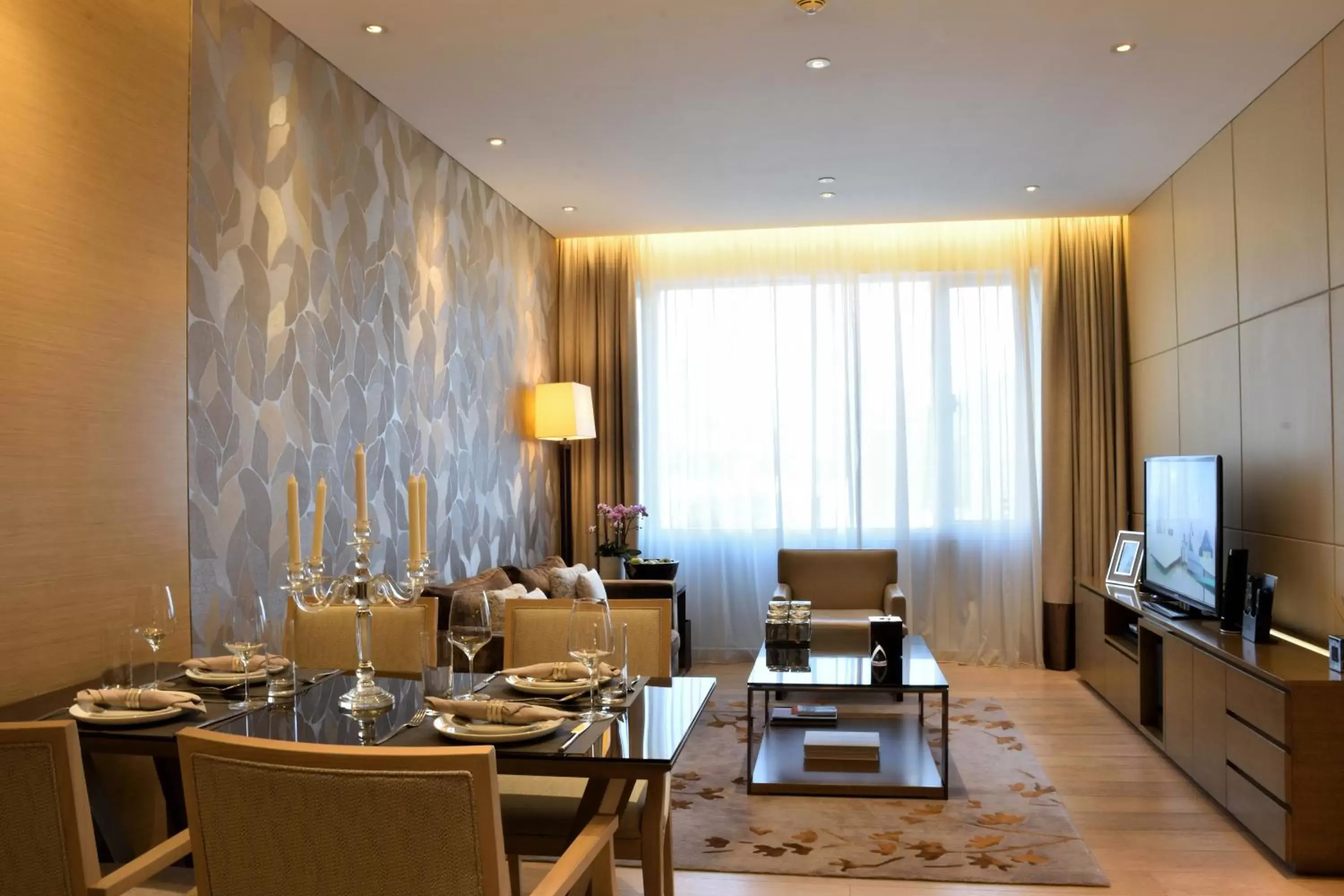 Living room, Restaurant/Places to Eat in Fraser Suites Guangzhou