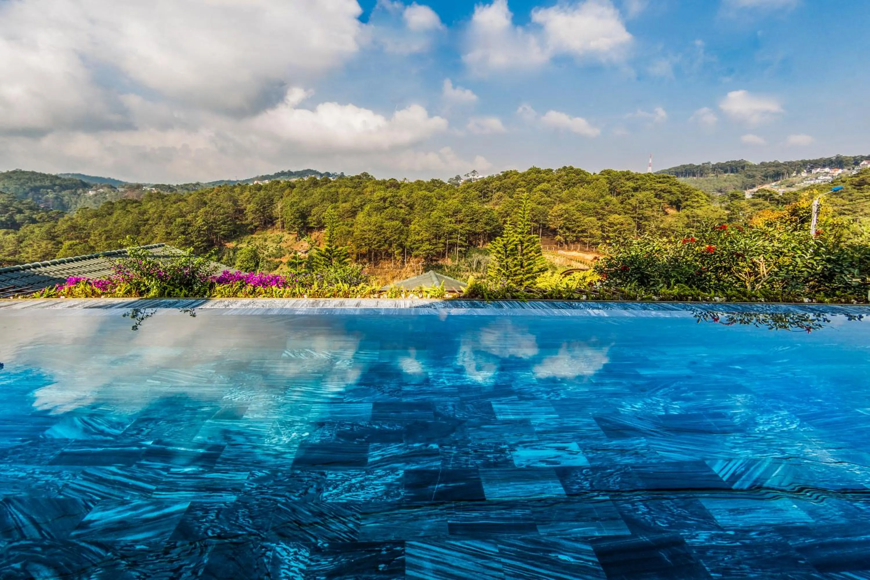 Swimming pool in Zen Valley Dalat