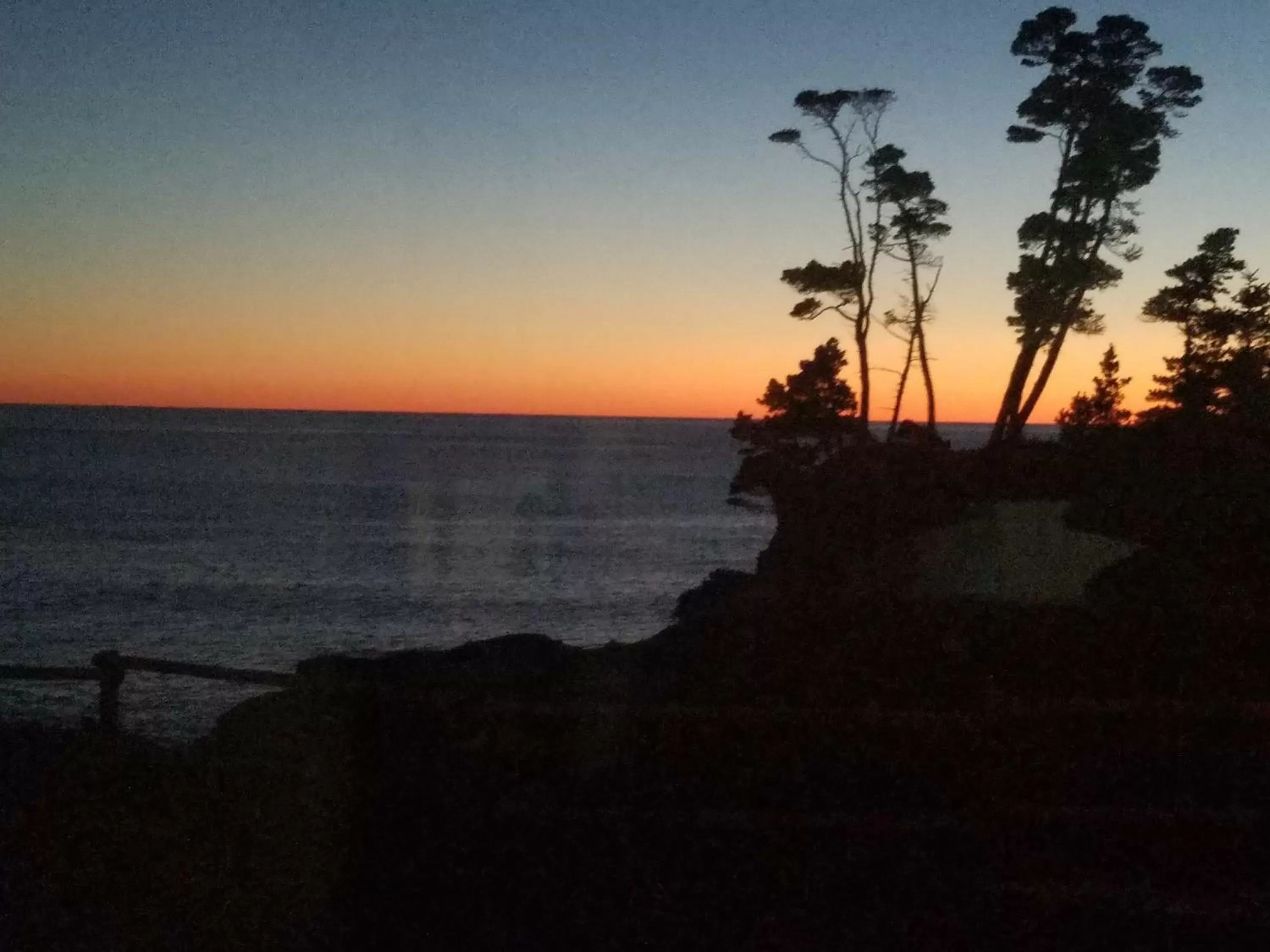 Sunset in Inn at Arch Rock