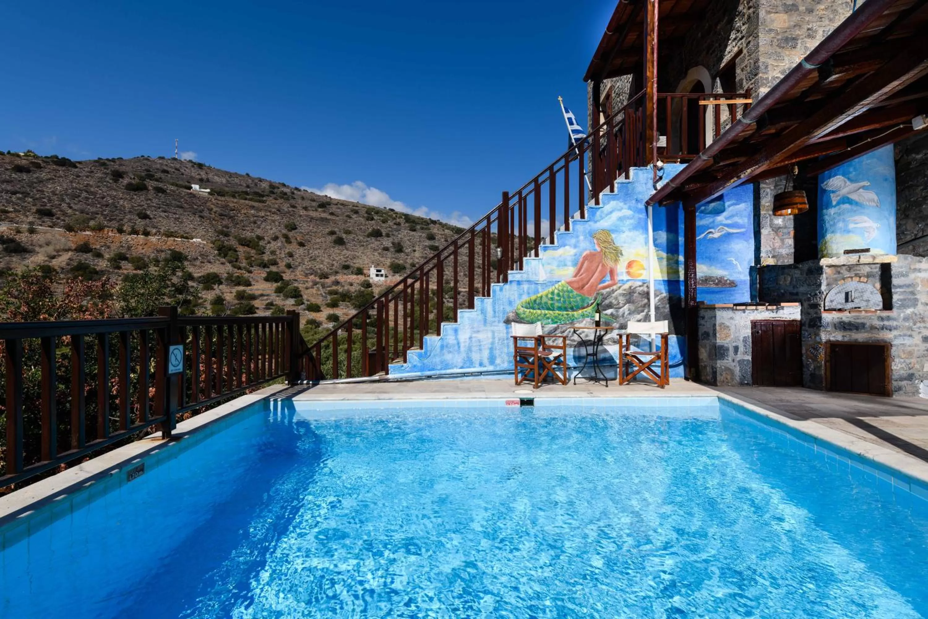 Swimming Pool in The Traditional Homes of Crete