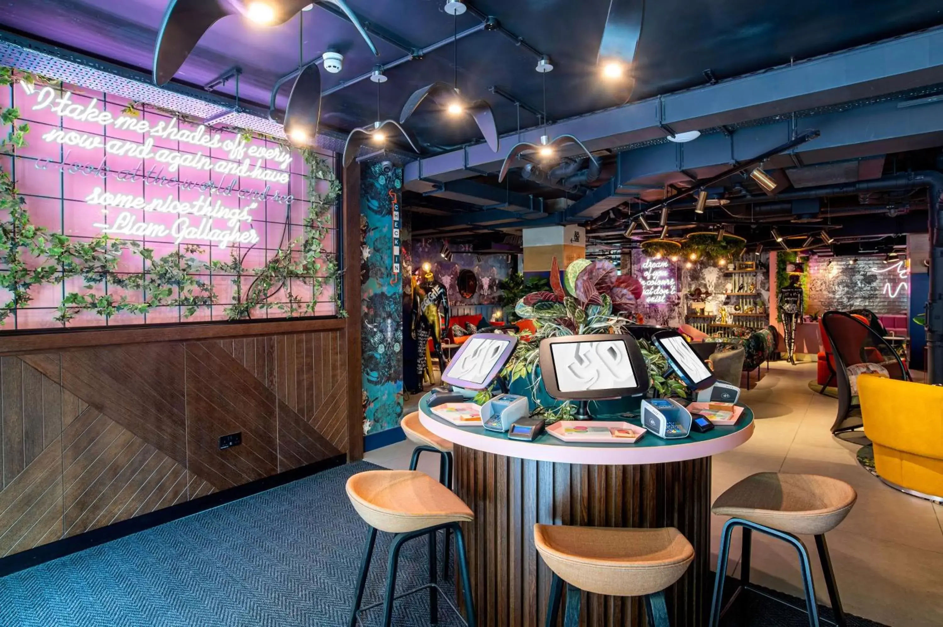 Lobby or reception in YOTEL Manchester Deansgate Lobby or reception in YOTEL Manchester Deansgate