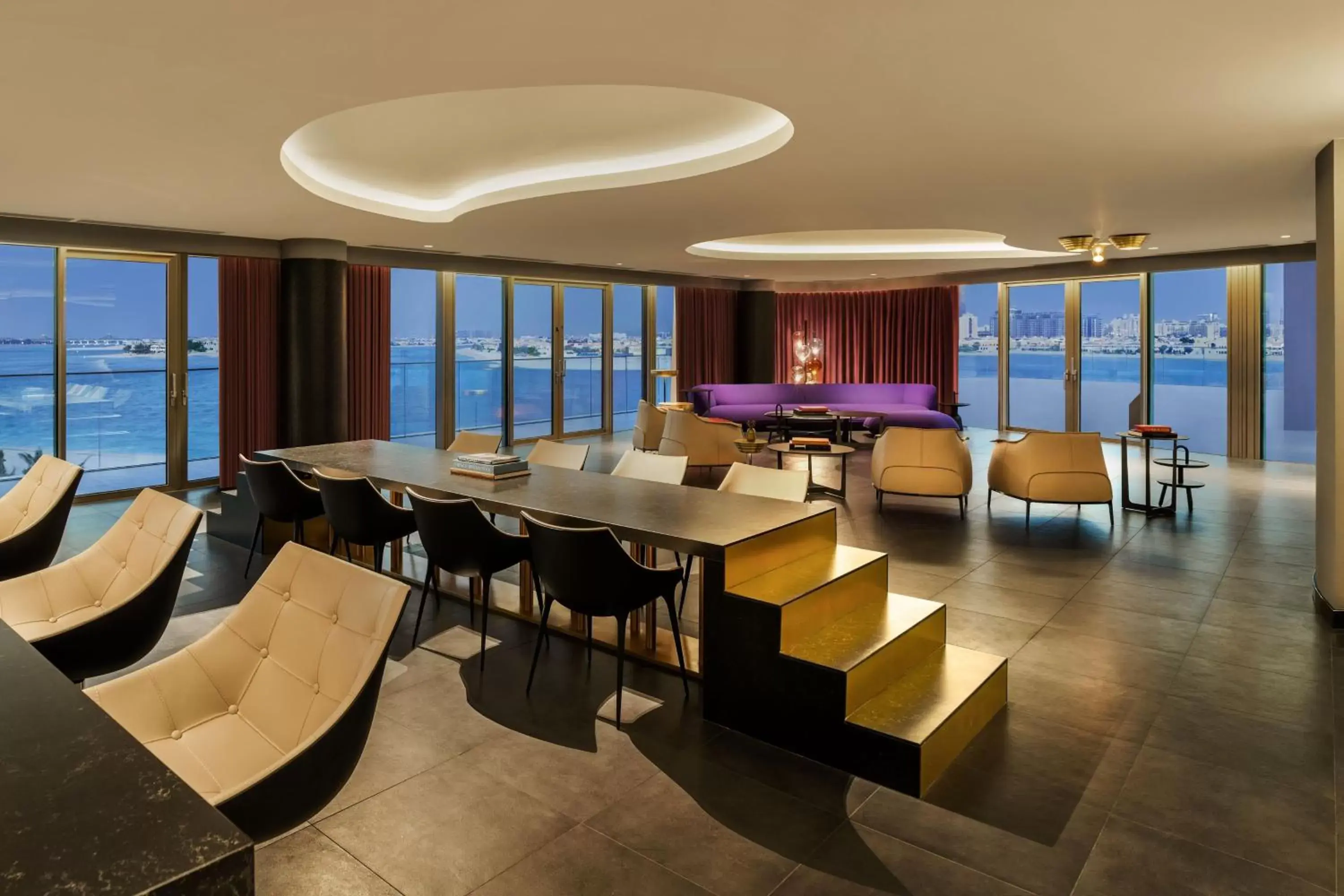 Living room in W Dubai - The Palm