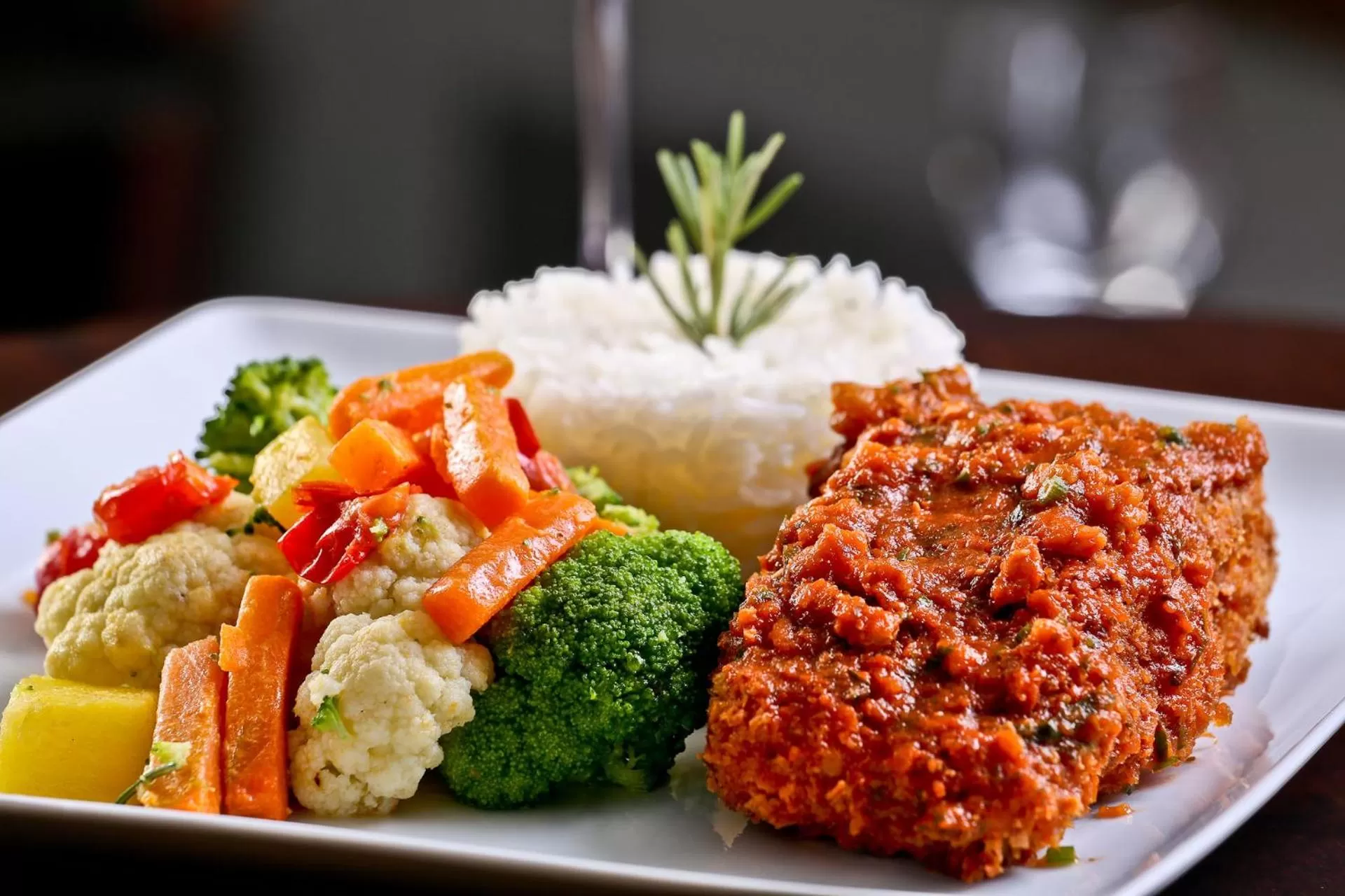 Food close-up in Sandri Palace Hotel