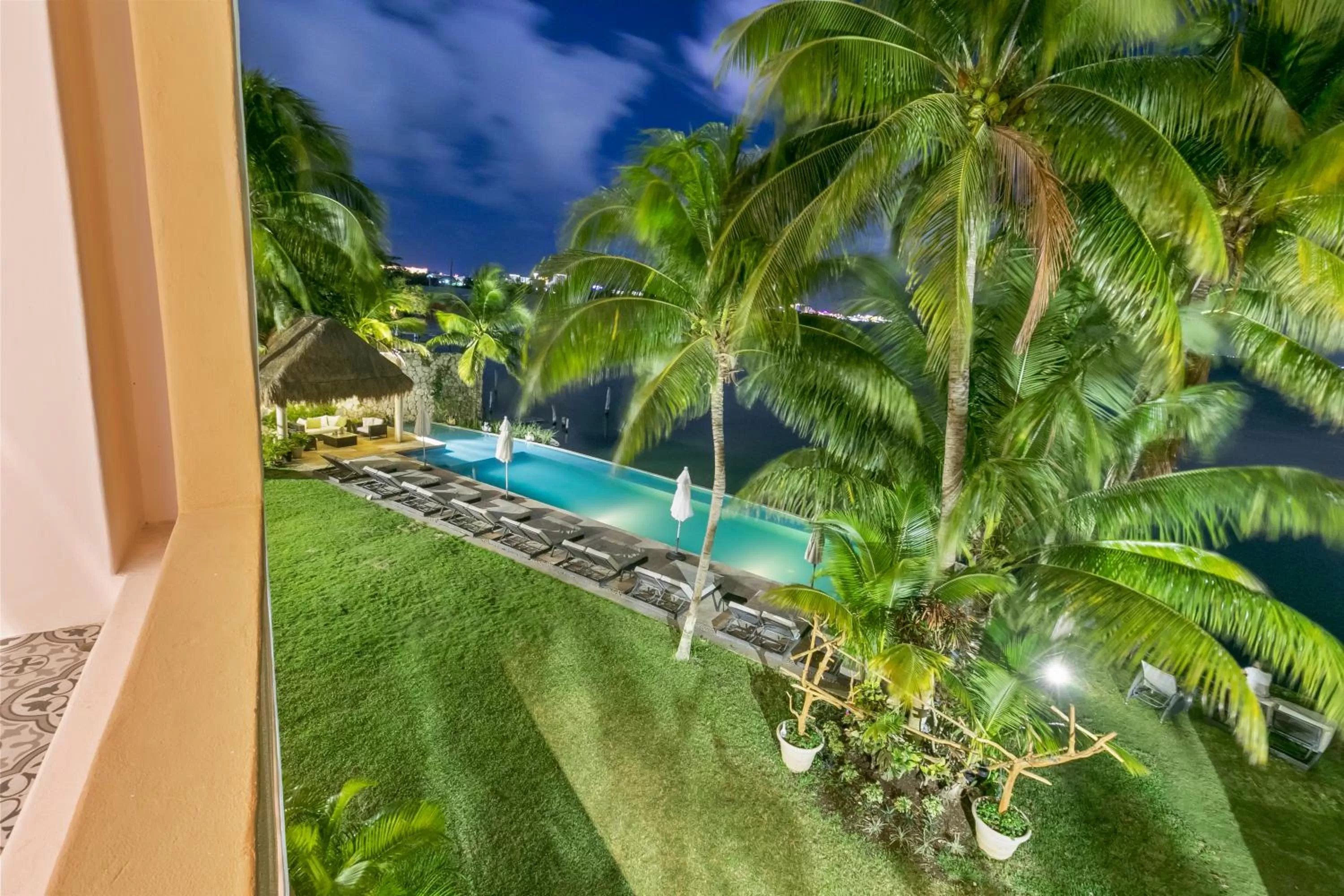 Pool View in Casa Tortugas Boutique Hotel - CANCUN Hidden Gem