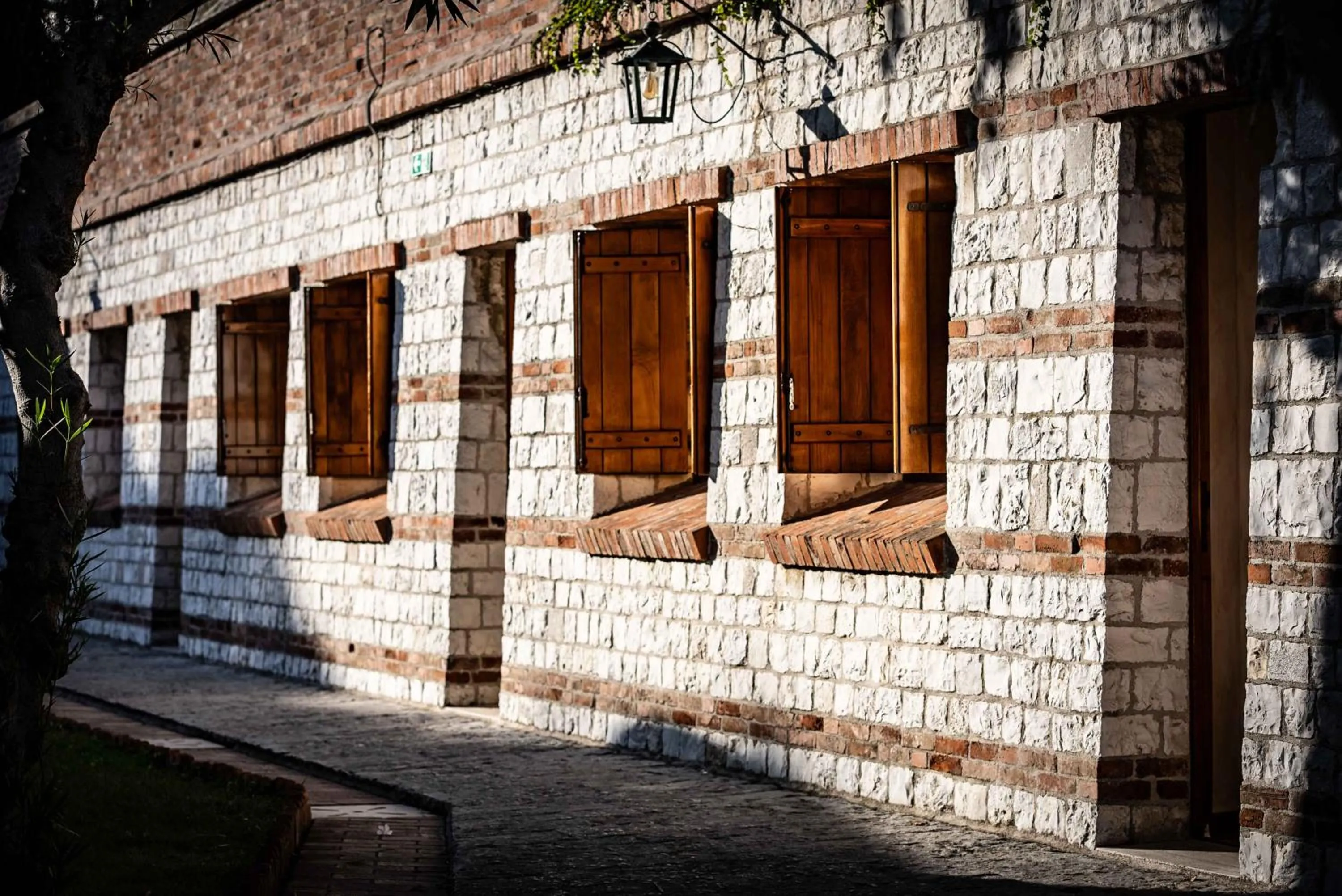 Inner courtyard view in Fortino Napoleonico