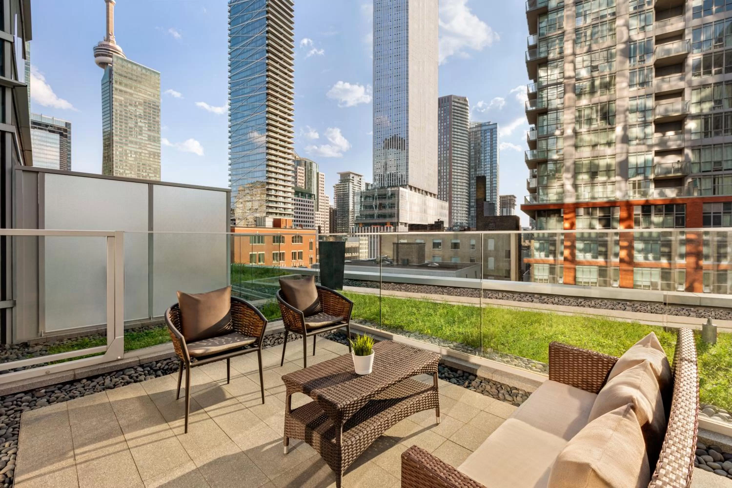 Balcony/Terrace in Shangri-La Toronto