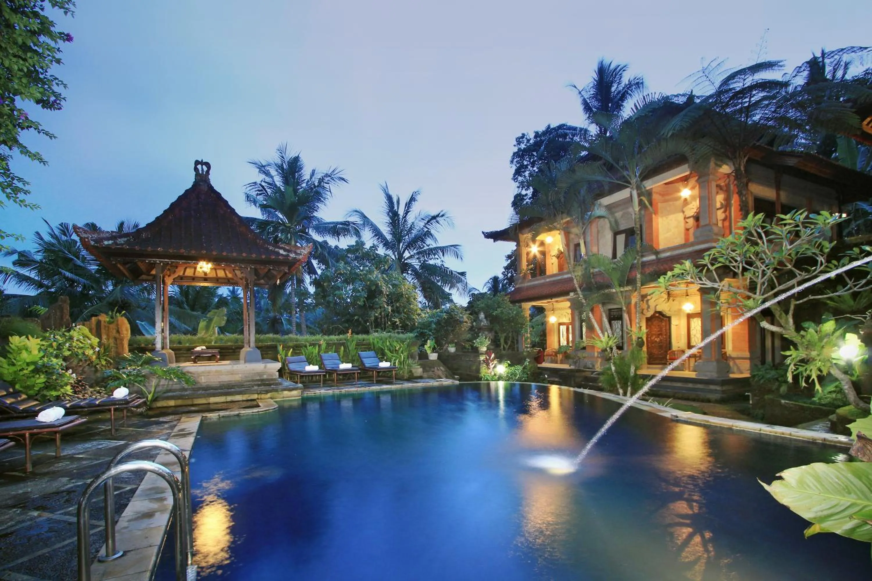 Swimming pool in Nick's Hidden Cottages by Mahaputra-CHSE Certified
