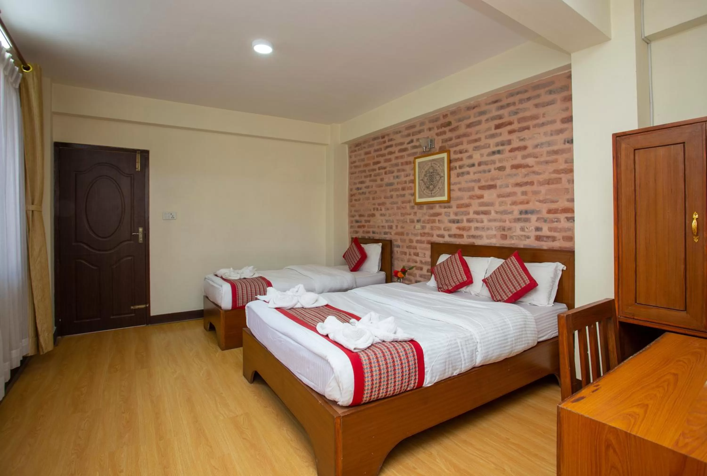 Bedroom, Bed in Kathmandu Boutique Hotel