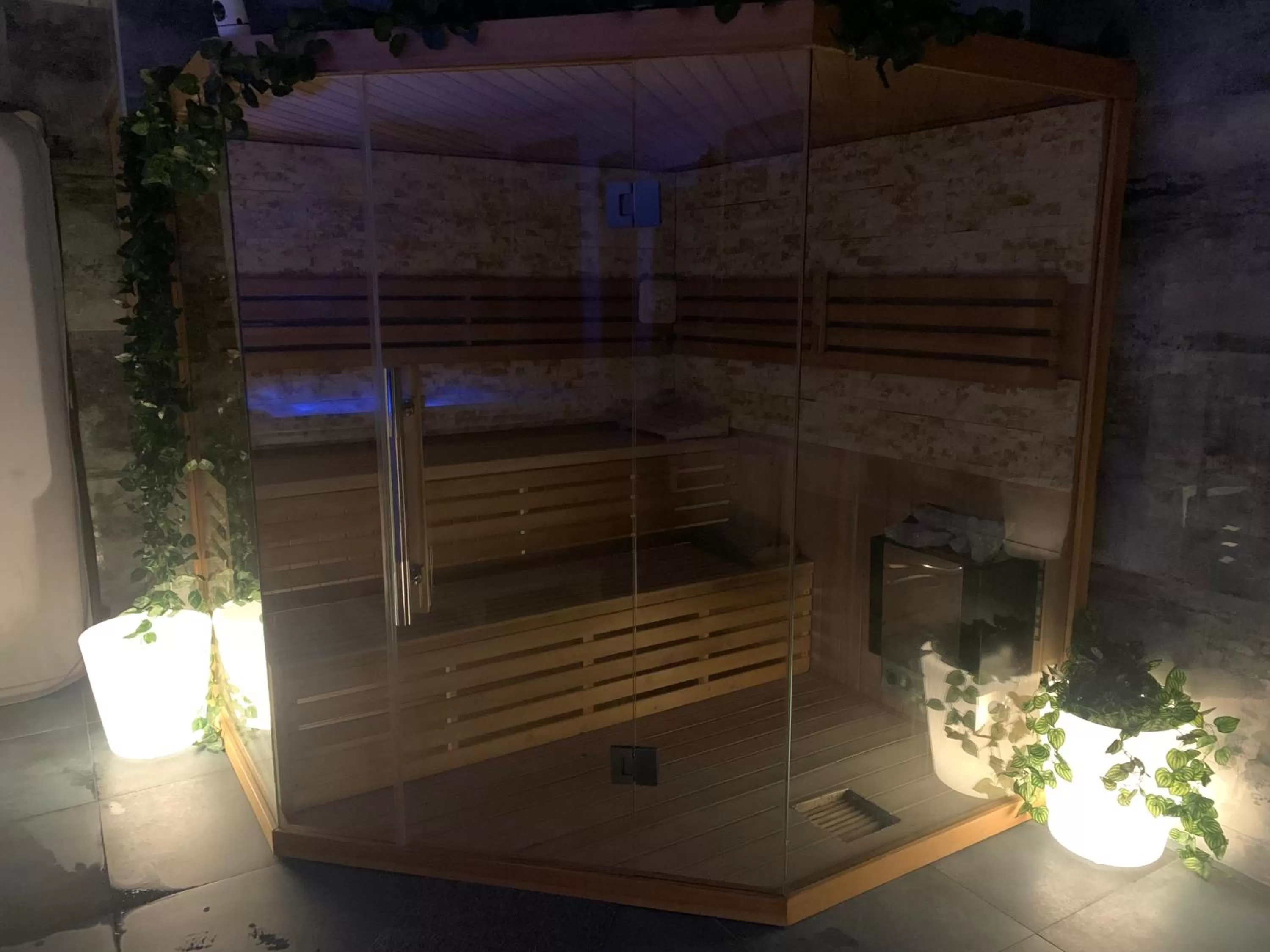 Sauna in Várfal Wellness Panzió