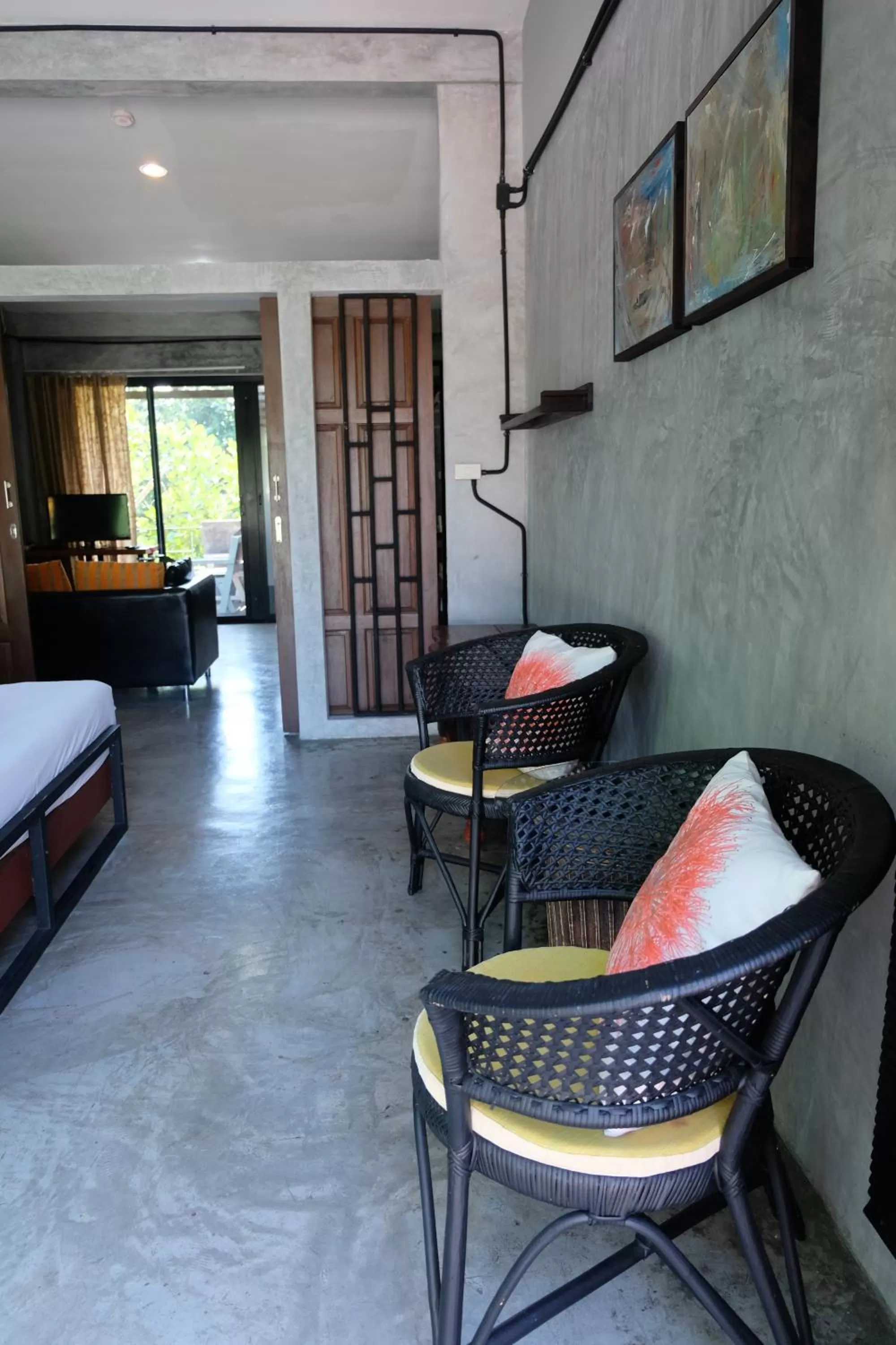 Seating area, Bed in Aonang Third Place Hometel