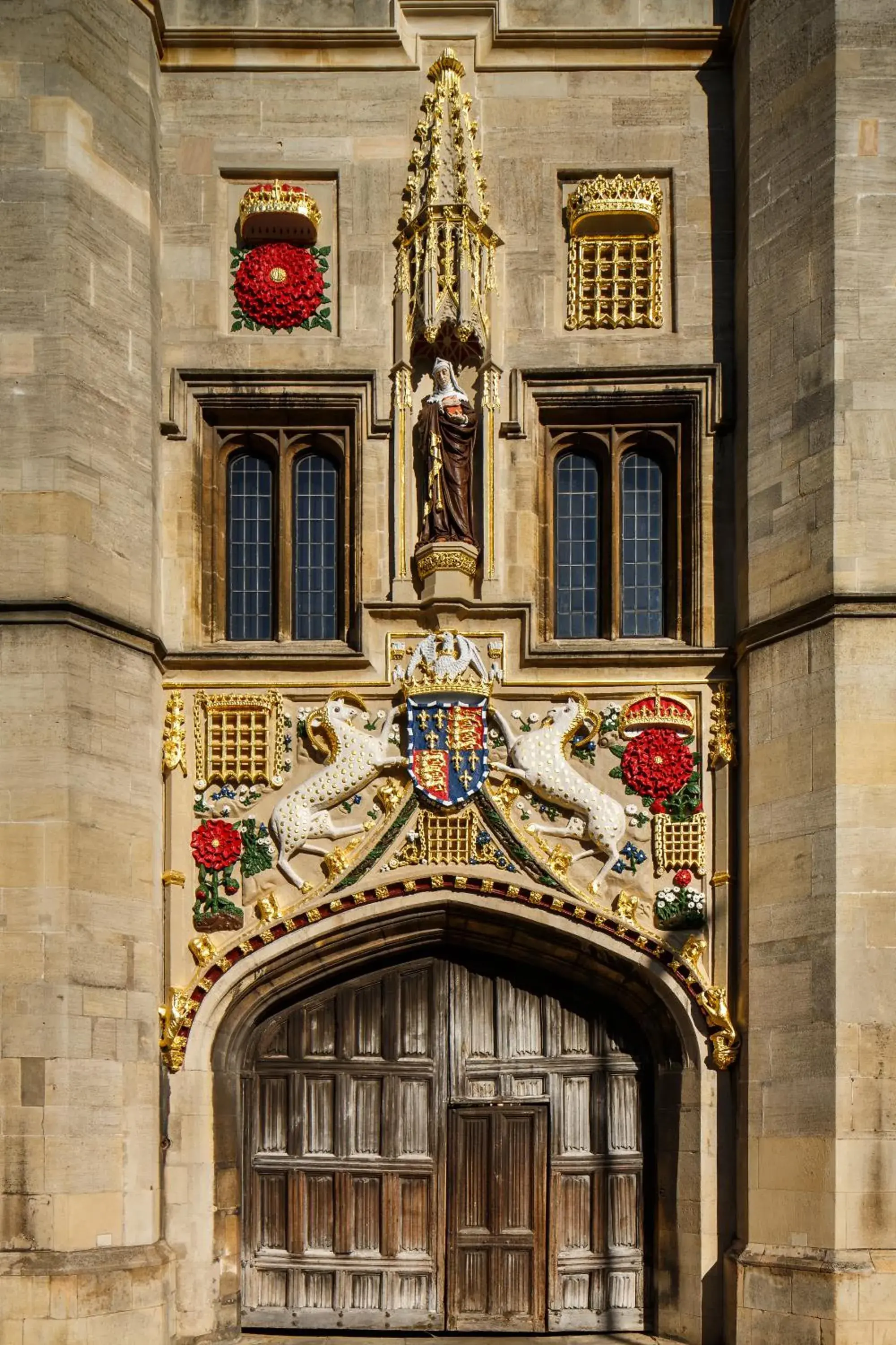 Facade/entrance in Christs College Cambridge