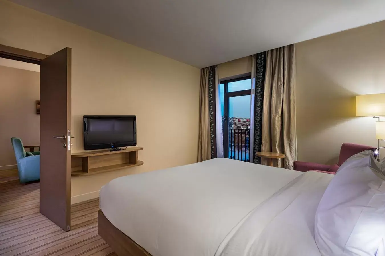 View (from property/room), TV/Entertainment Center in Dosso Dossi Hotels Golden Horn