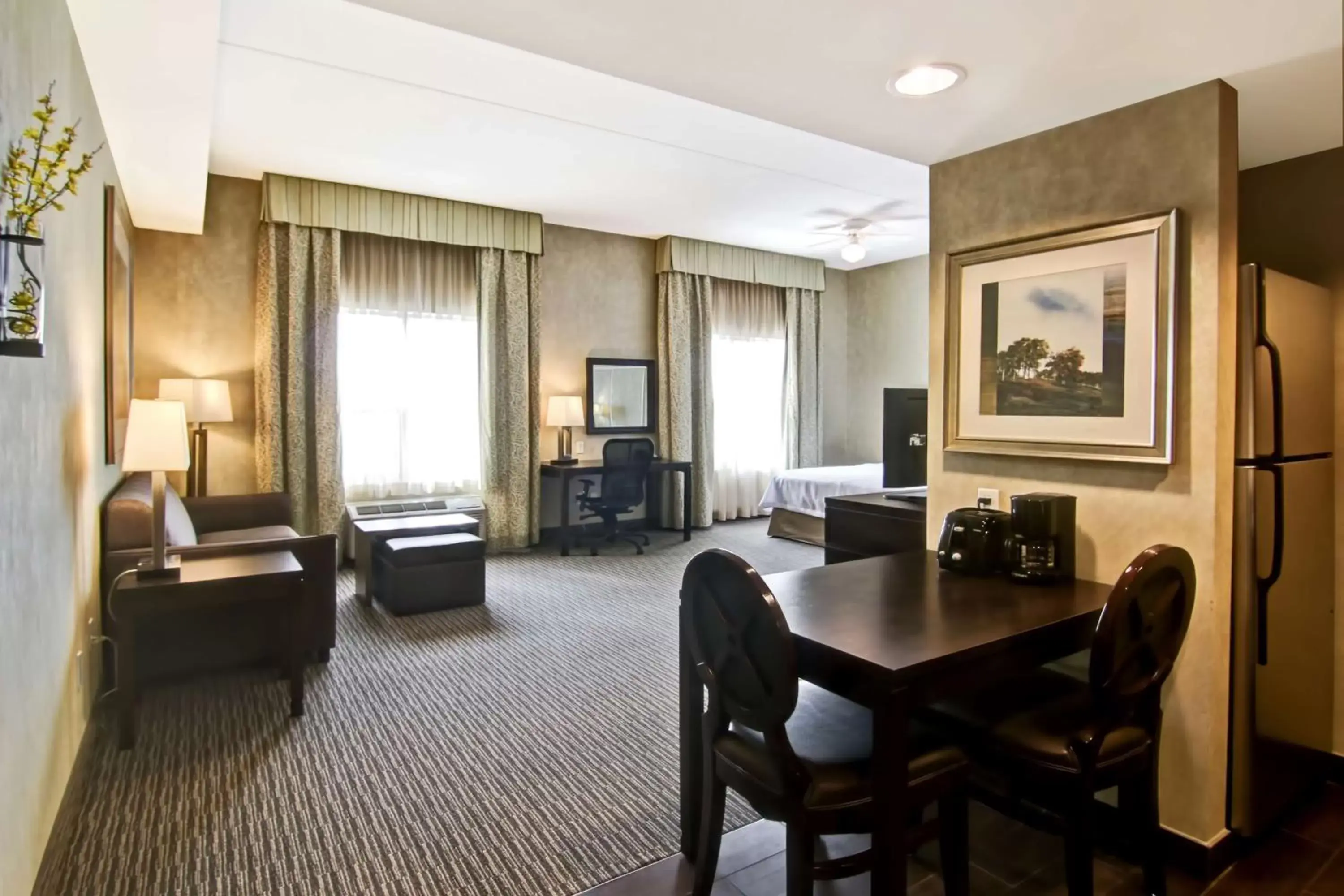 Bedroom in Homewood Suites by Hilton Toronto-Markham