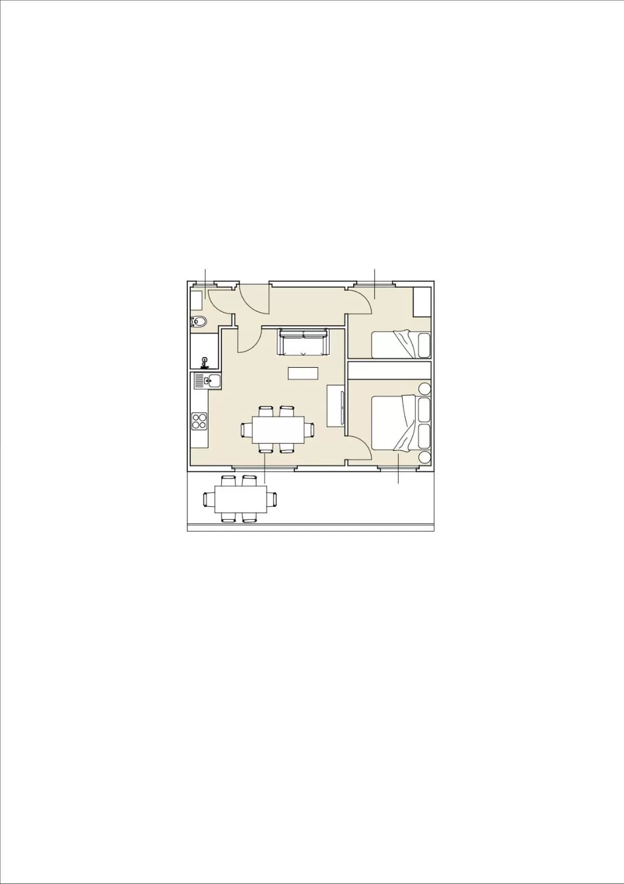 Floor plan in Residenza Ai Ronchi 1 2 6