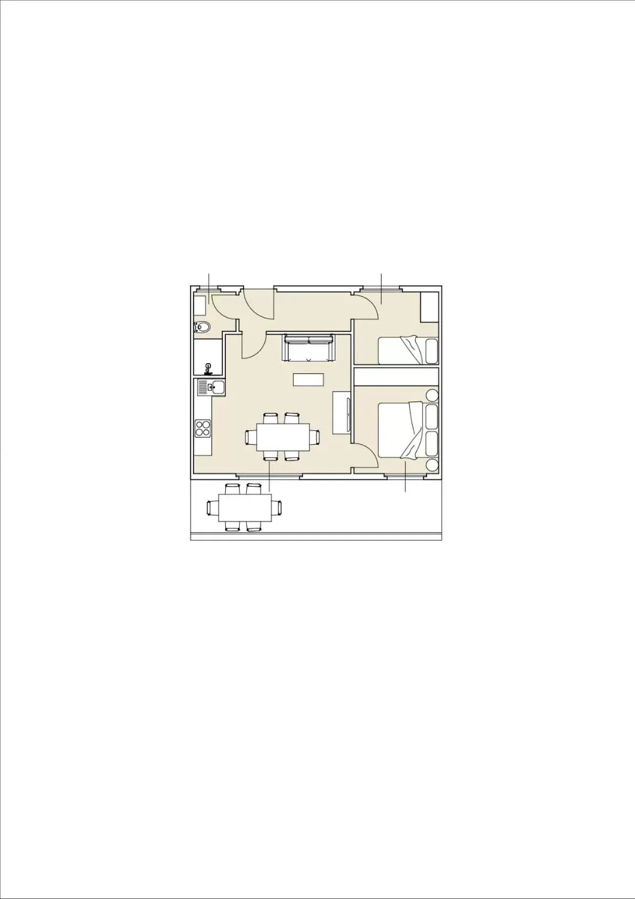 Floor Plan in Residenza Ai Ronchi 1 2 6