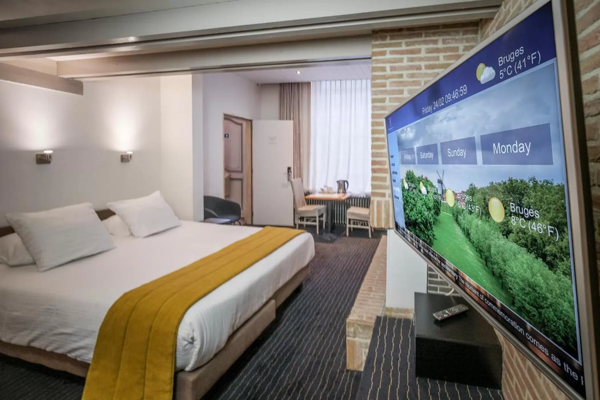 TV and multimedia in Hotel Bourgoensch Hof