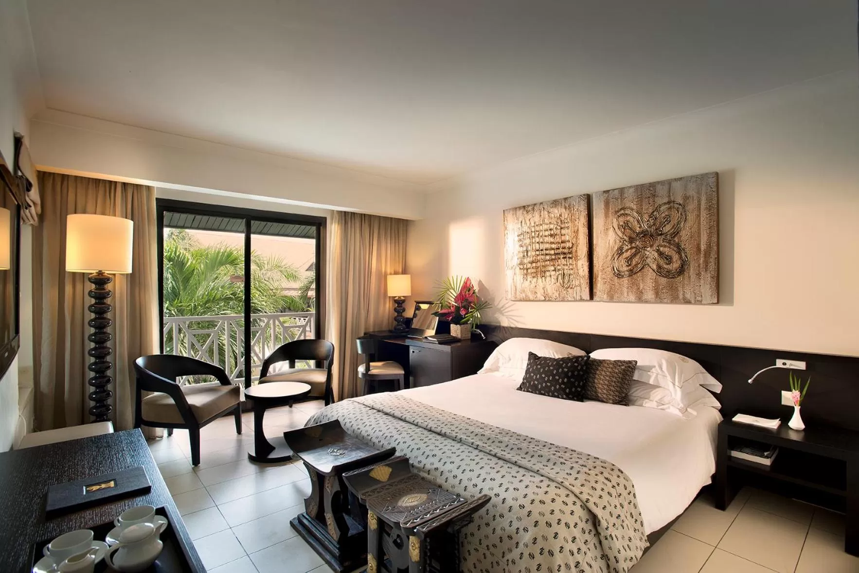 Bed in Labadi Beach Hotel