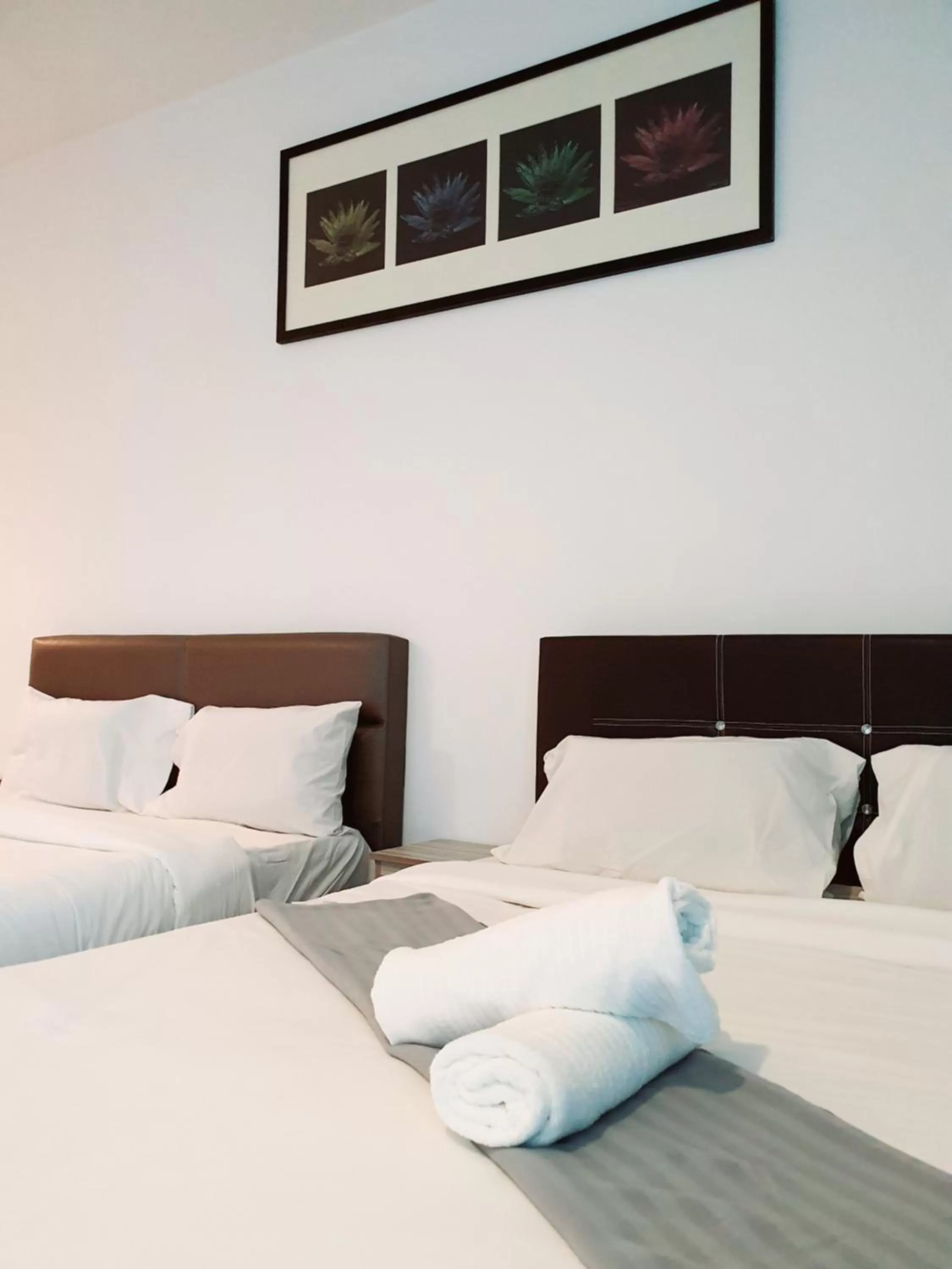 Bed in Bangi Perdana Hotel