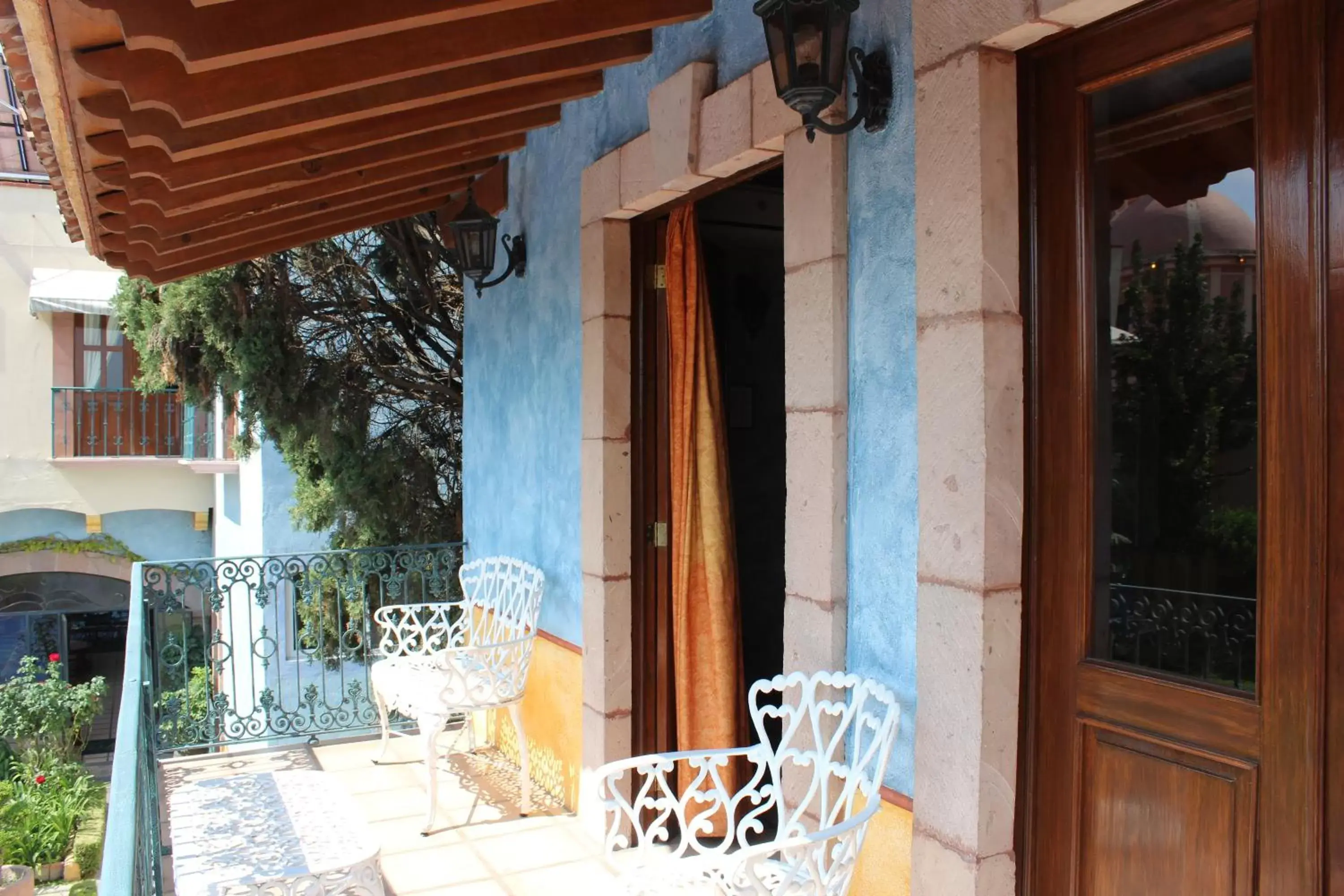 Balcony/Terrace, Patio/Outdoor Area in Hotel La Plaza de Tequisquiapan