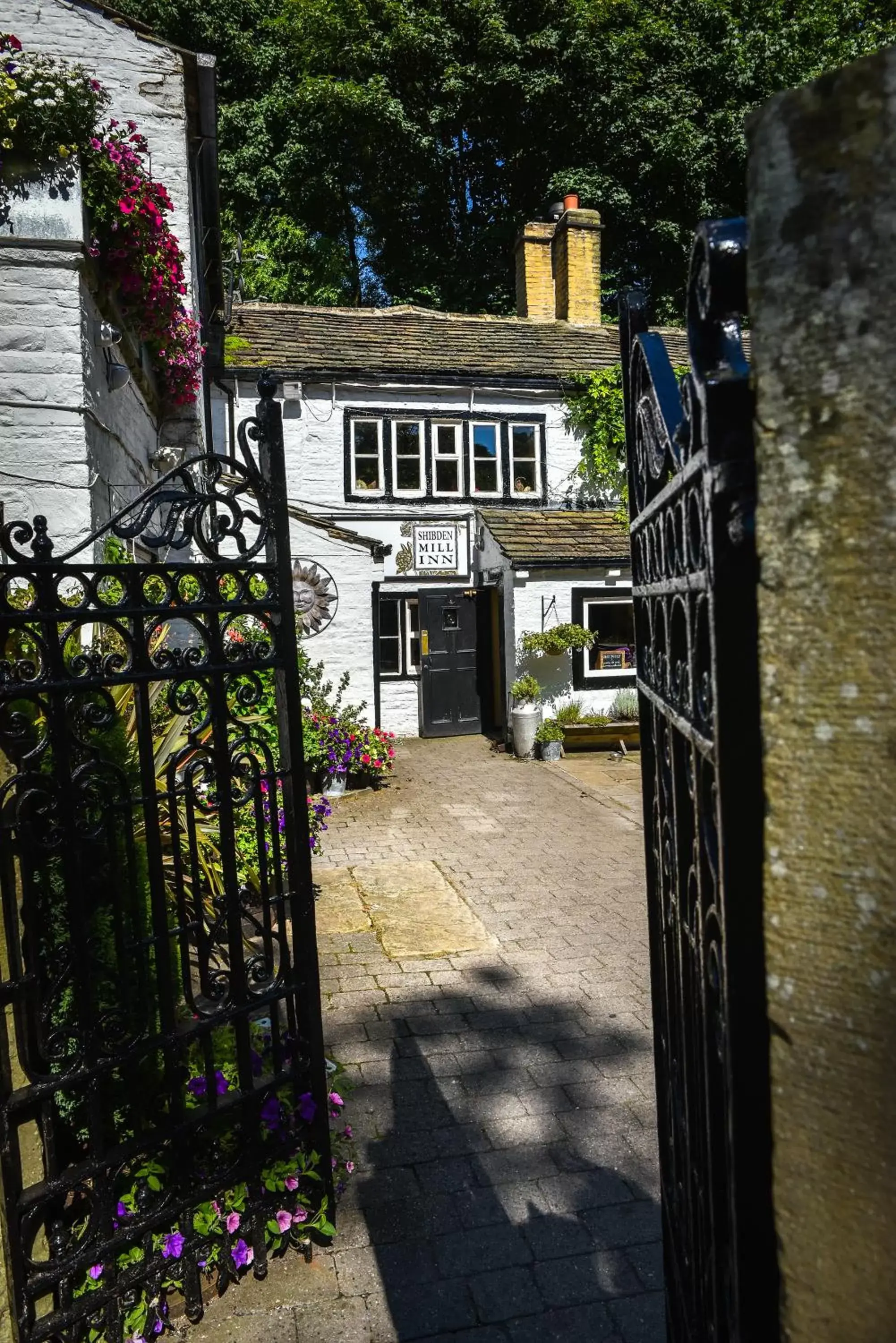 Facade/entrance in Shibden Mill Inn