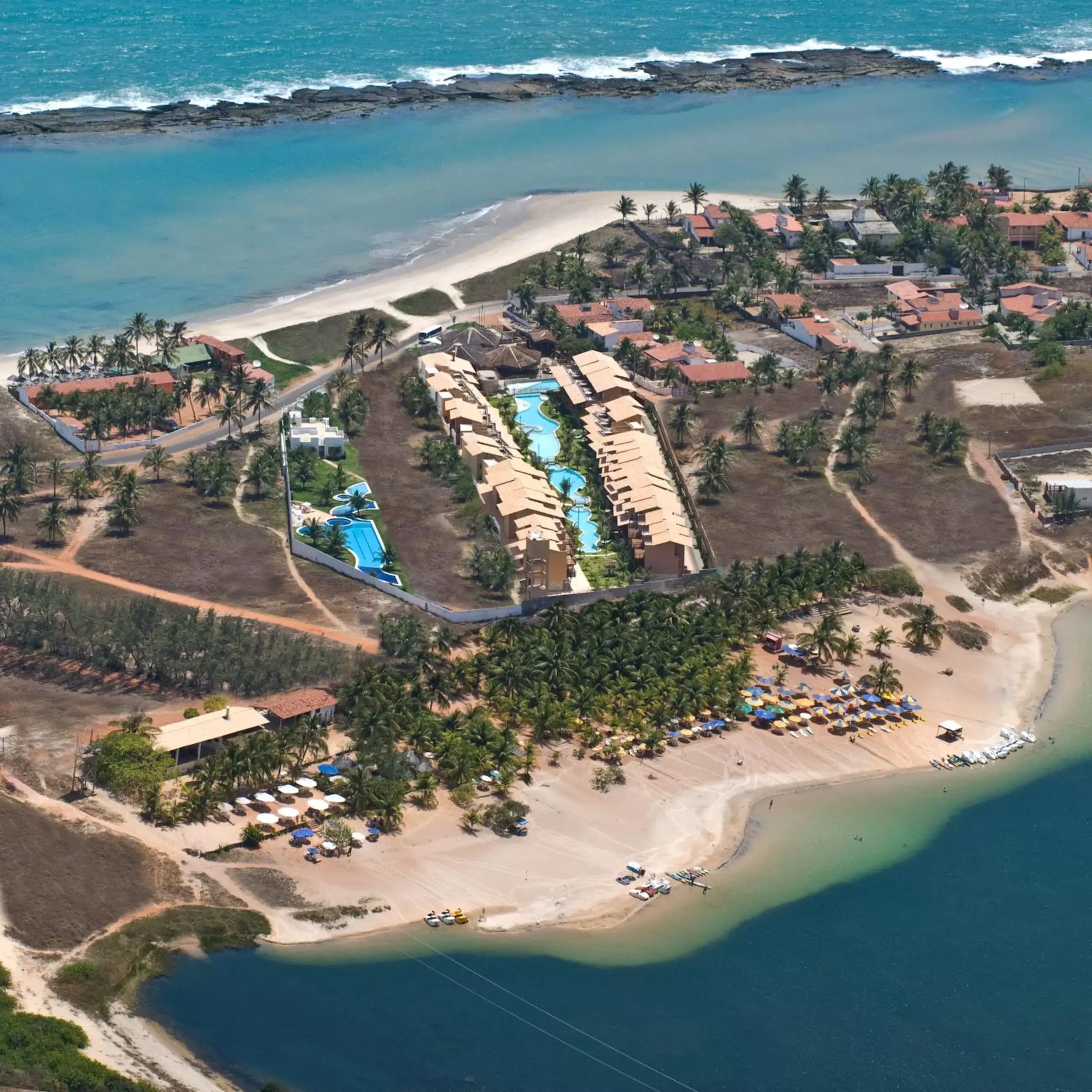 Bird's eye view, Bird's-eye View in Praia Bonita Resort & Conventions - Praia de Camurupim