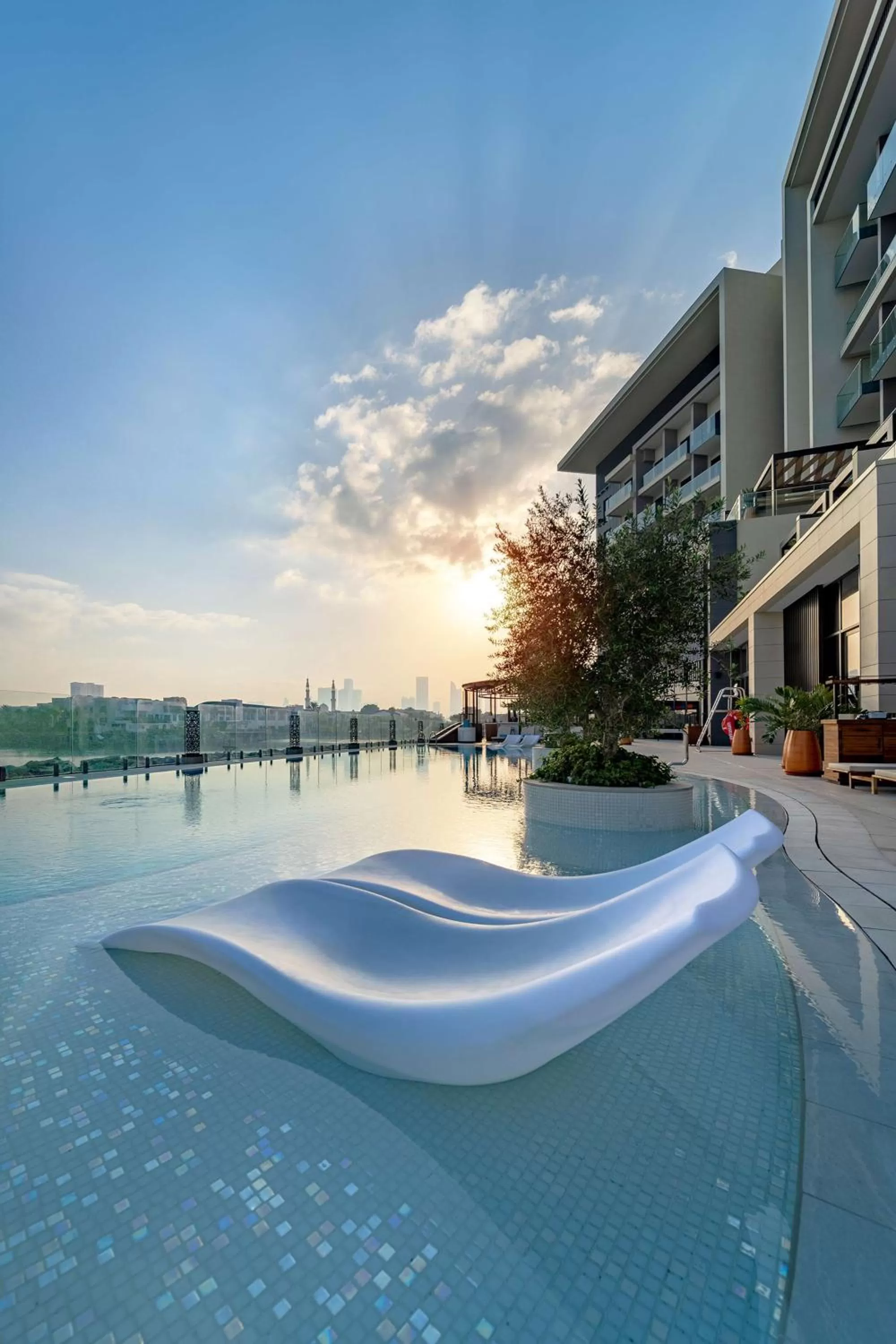 Pool view in Hyatt Centric Jumeirah Dubai