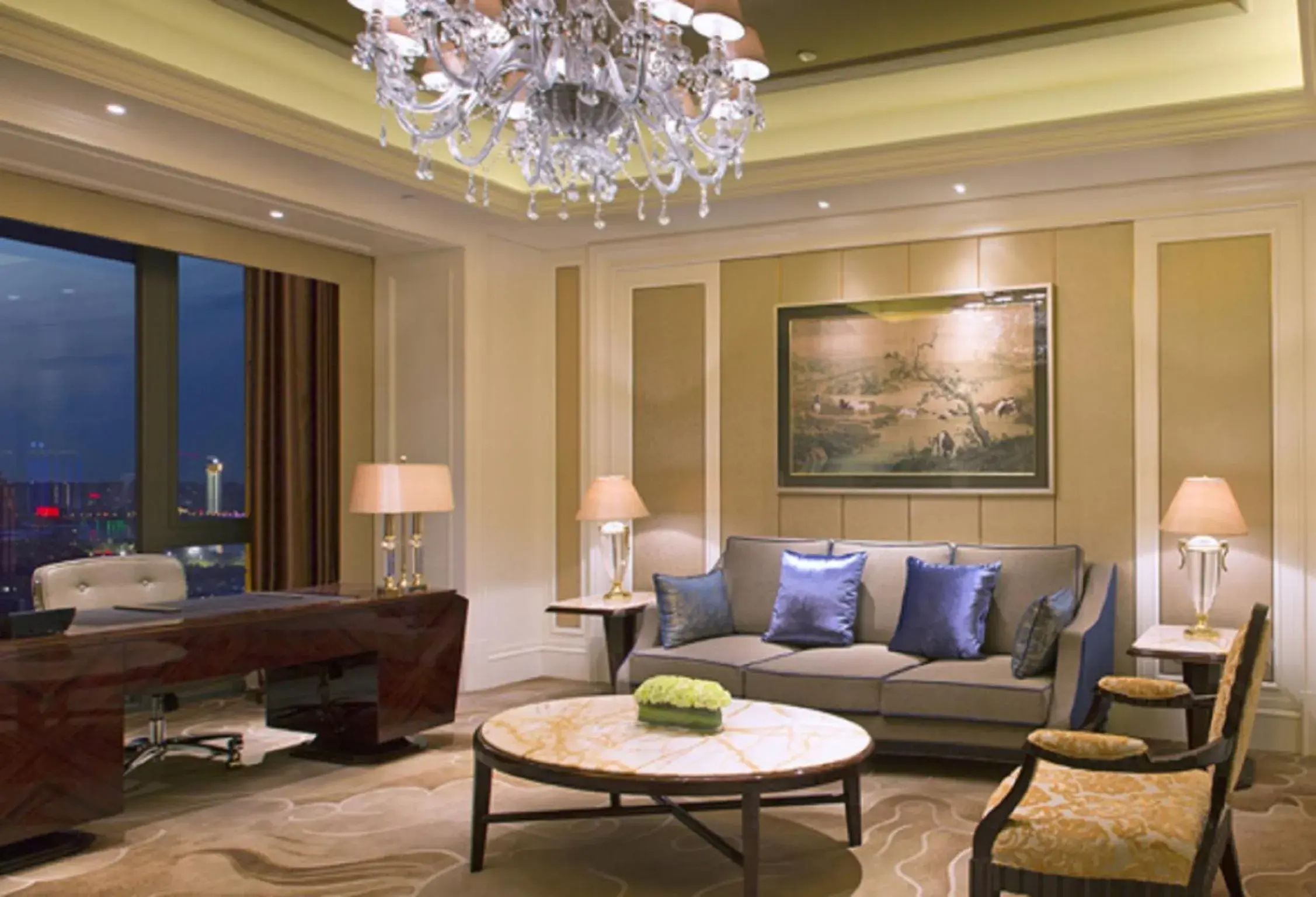 Living room, Lobby/Reception in Wanda Vista Shenyang