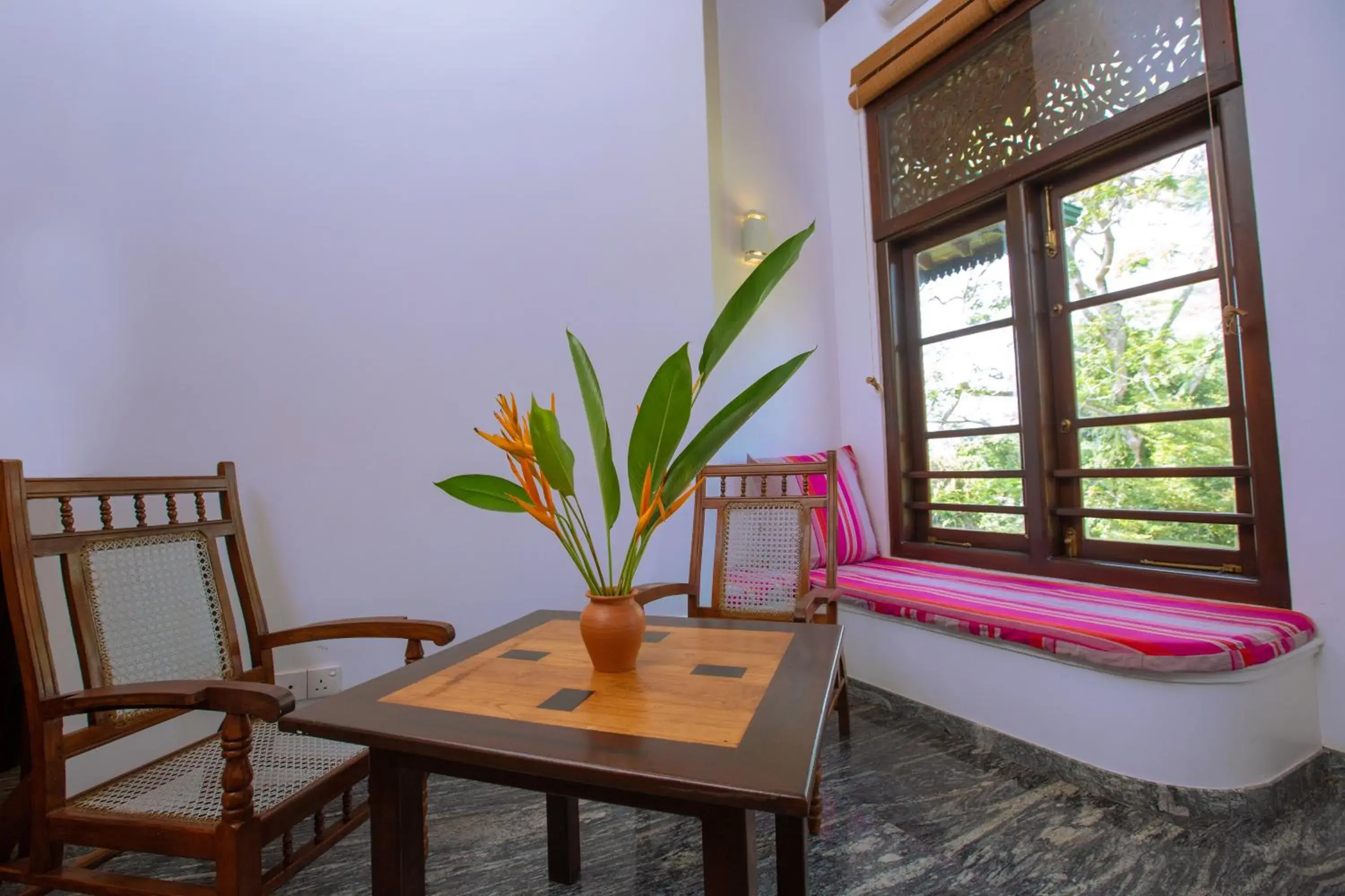 Seating area in Niyagama House