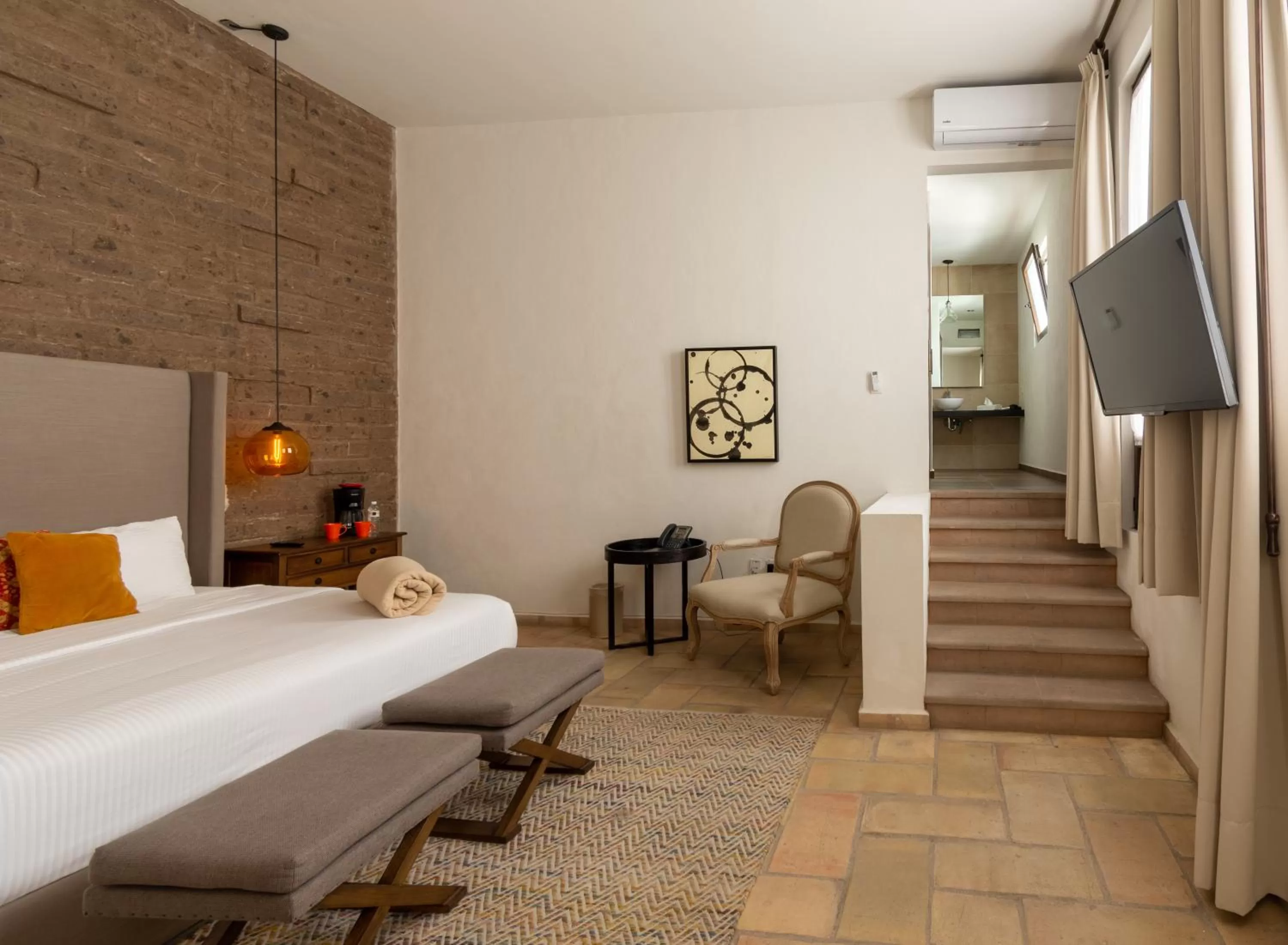 Photo of the whole room, Bed in Hotel Hacienda San Cristóbal