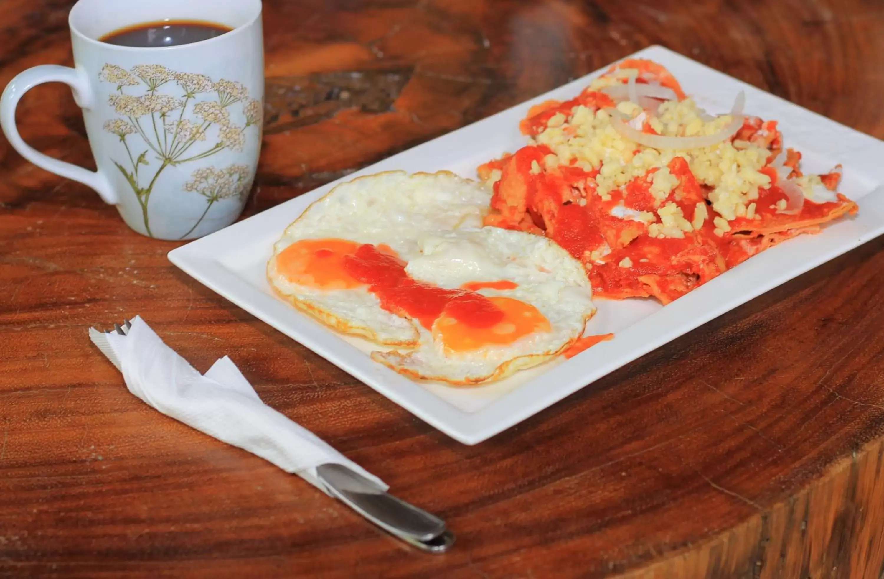 Breakfast in Hotel Pancho Villas Bacalar Vista a Laguna