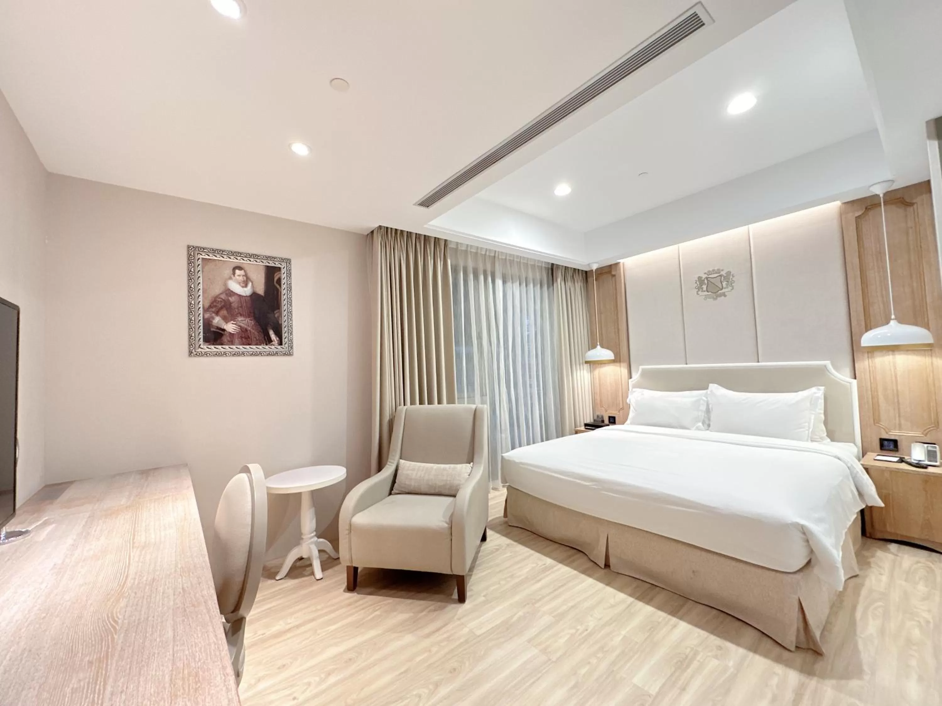 Bed in 台南星鑽國際商旅 Hua Hotel