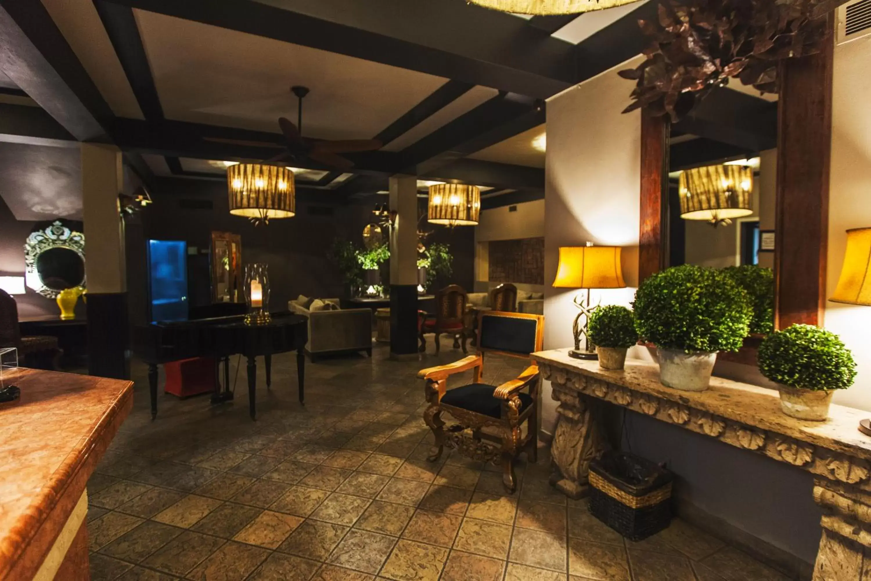 Lobby or reception in Hotel Fray Marcos
