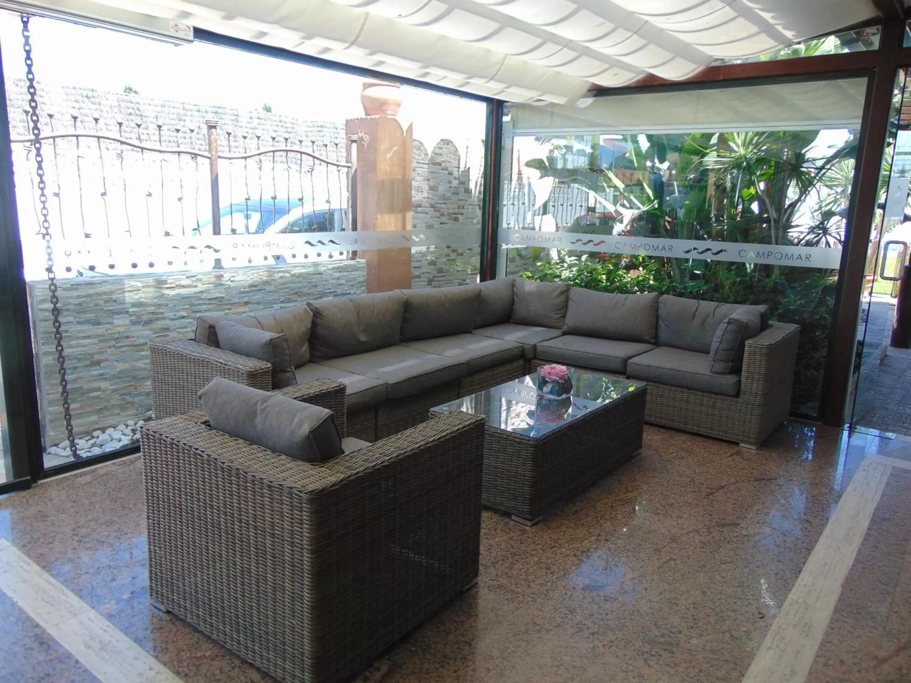 Living room in Campomar Playa