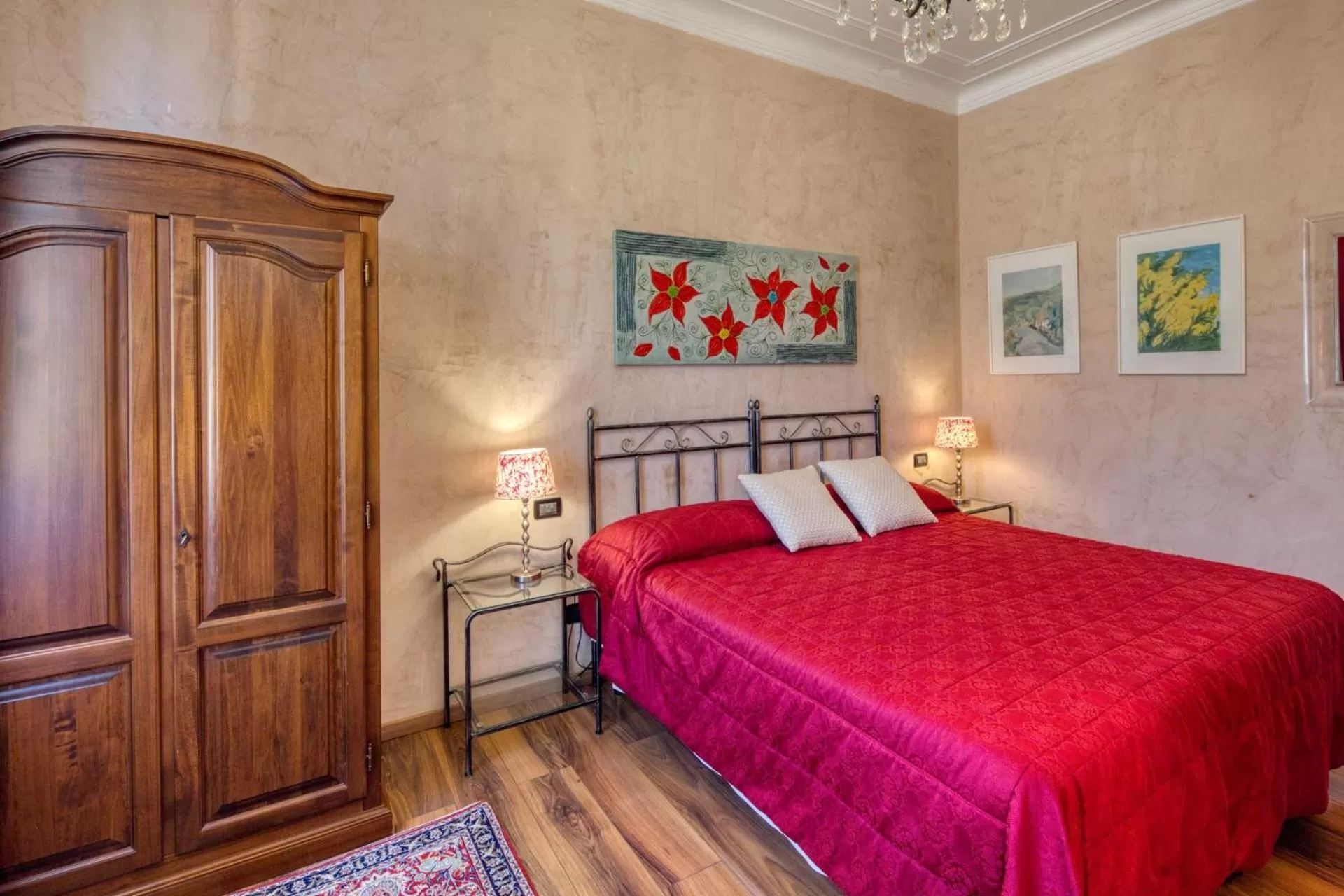 Bedroom, Bed in Locanda Villa Moderna