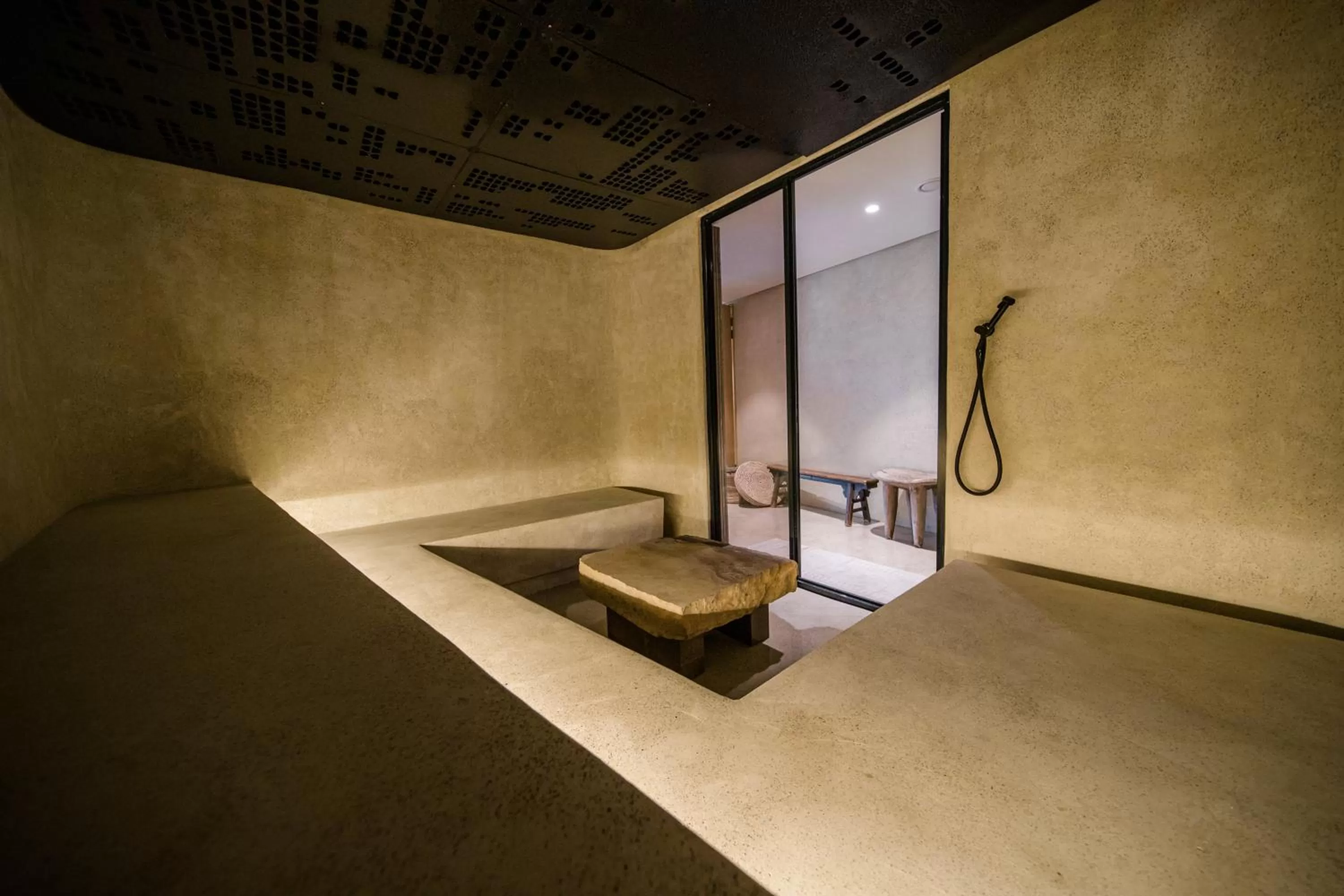 Sauna in Future Found Sanctuary, Luxury Boutique Hotel by NEWMARK