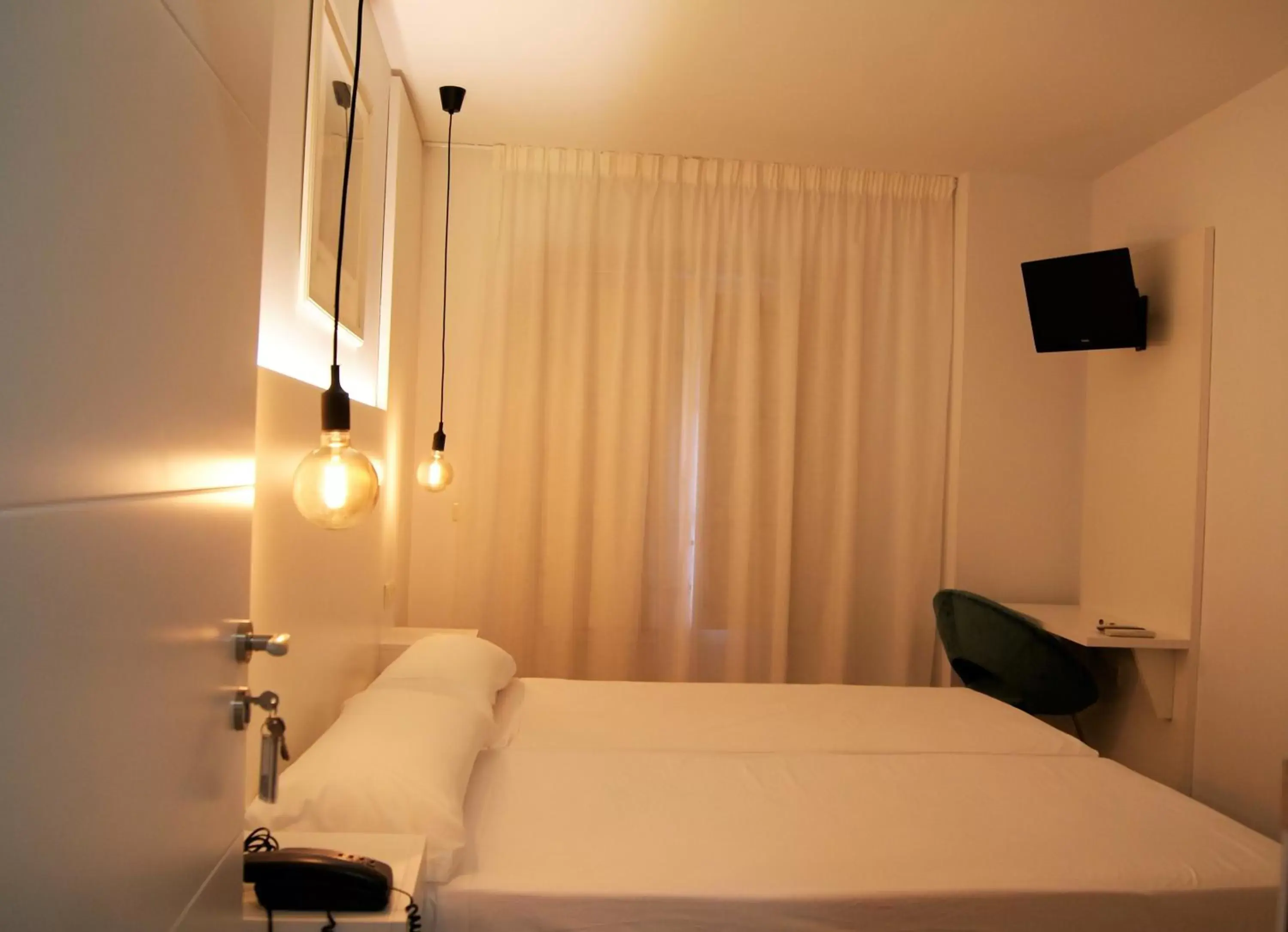 TV and multimedia, Bed in Hotel La Encomienda