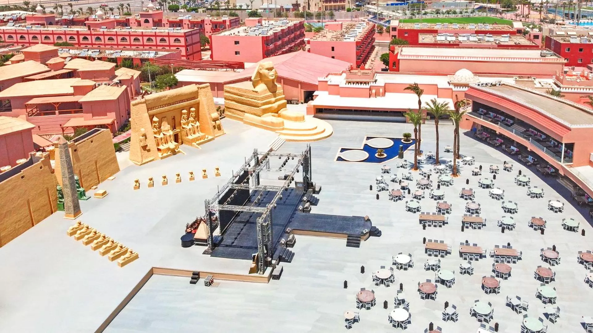 Bird's eye view in Pickalbatros Alf Leila Wa Leila Resort - Neverland Hurghada