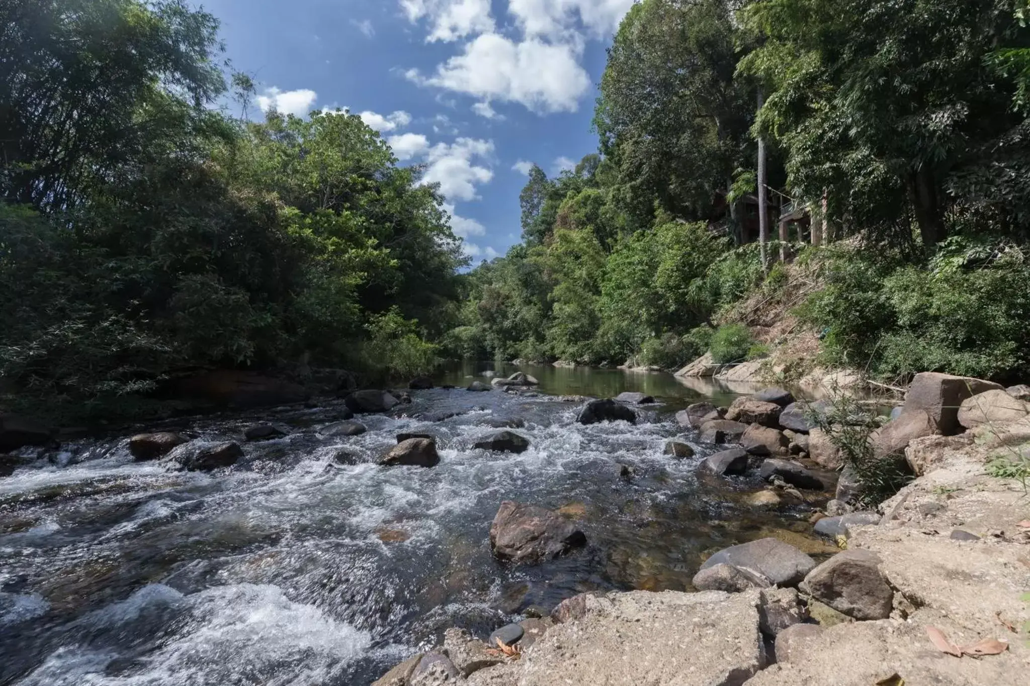 River view, Natural Landscape in Khaosok Rainforest Resort