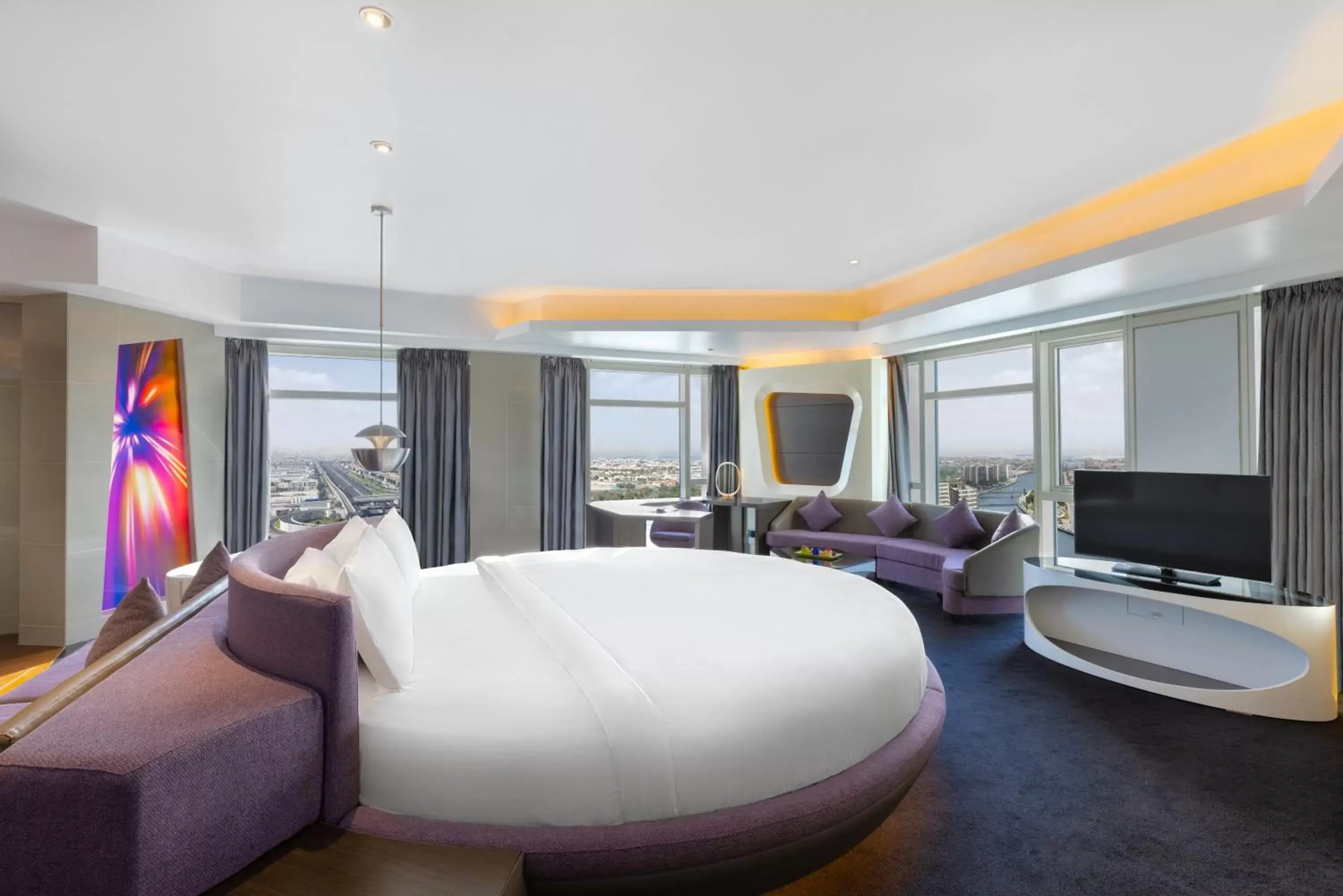 Bedroom in V Hotel Dubai, Curio Collection by Hilton