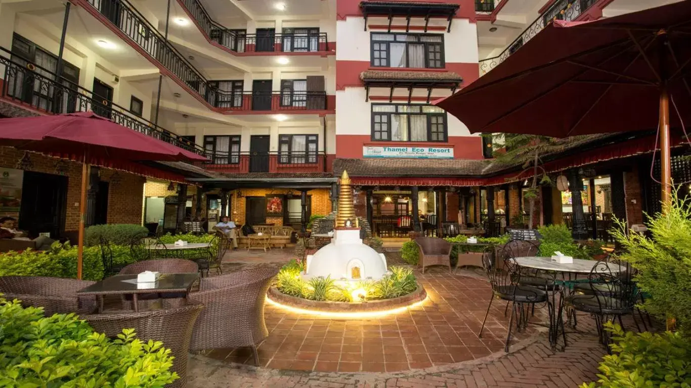 Property building in Thamel Eco Resort Property building in Thamel Eco Resort