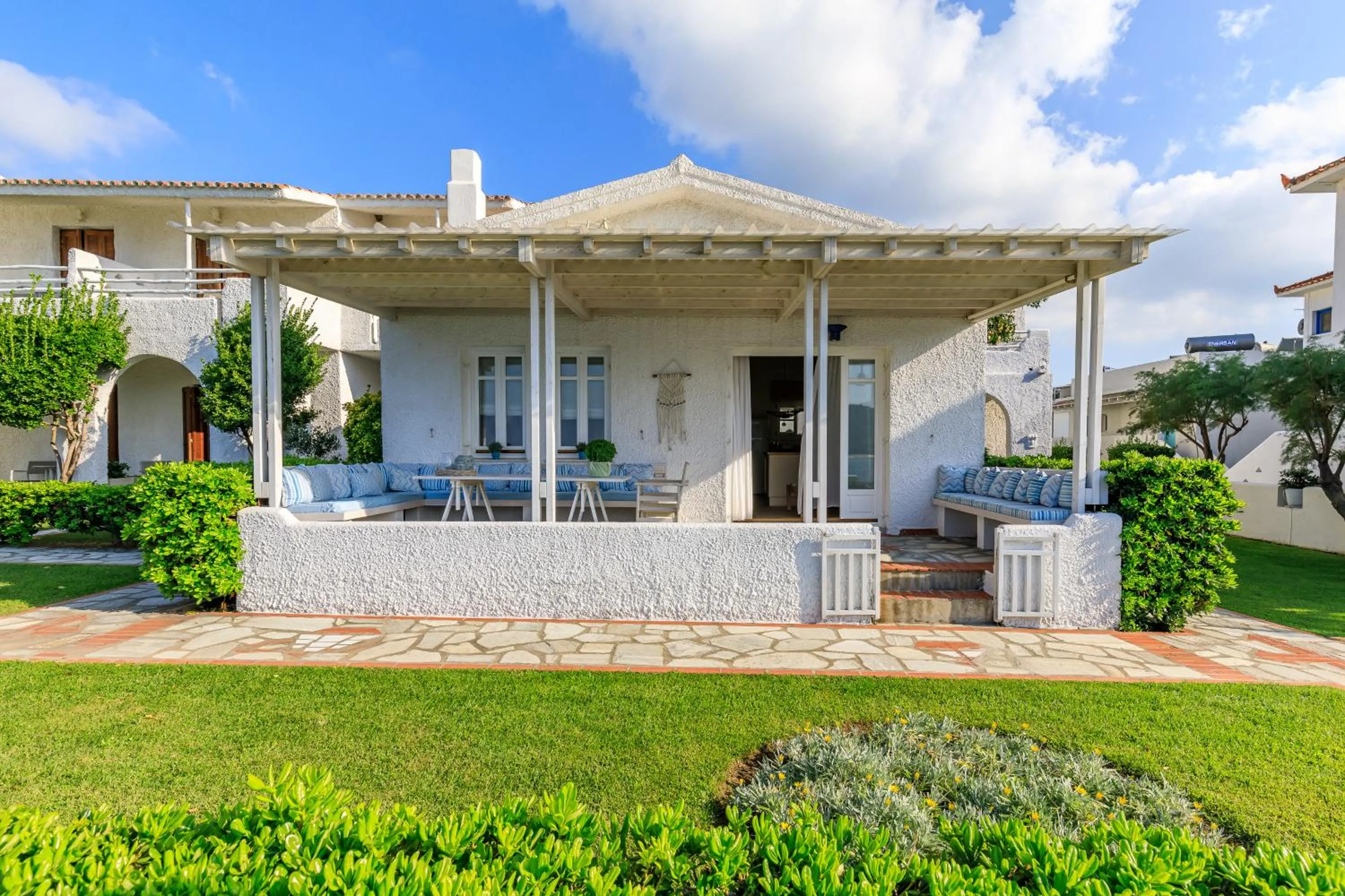 Balcony/Terrace in Skopelos Village Hotel