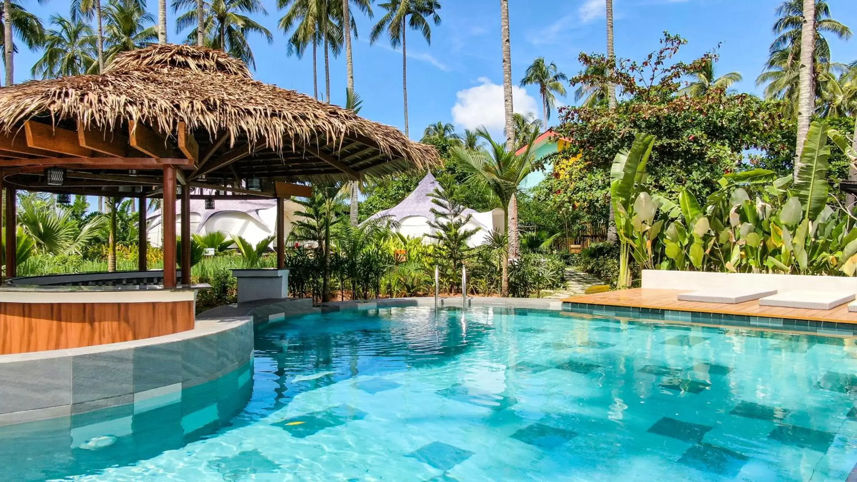 Swimming pool in Nacpan Beach Glamping Managed by H Hospitality Group Swimming pool in Nacpan Beach Glamping Managed by H Hospitality Group