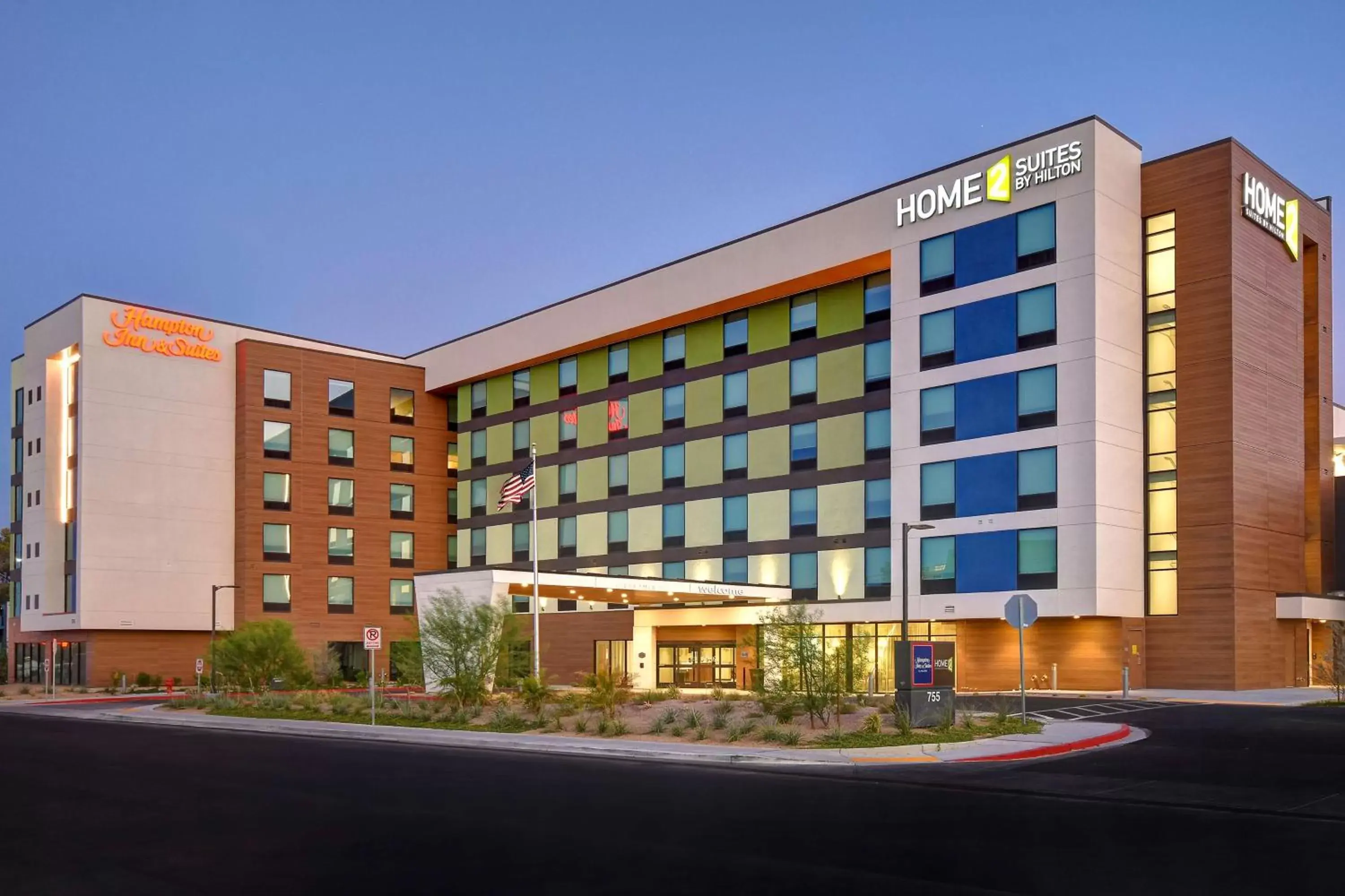 Property Building in Hampton Inn & Suites Las Vegas Convention Center - No Resort Fee