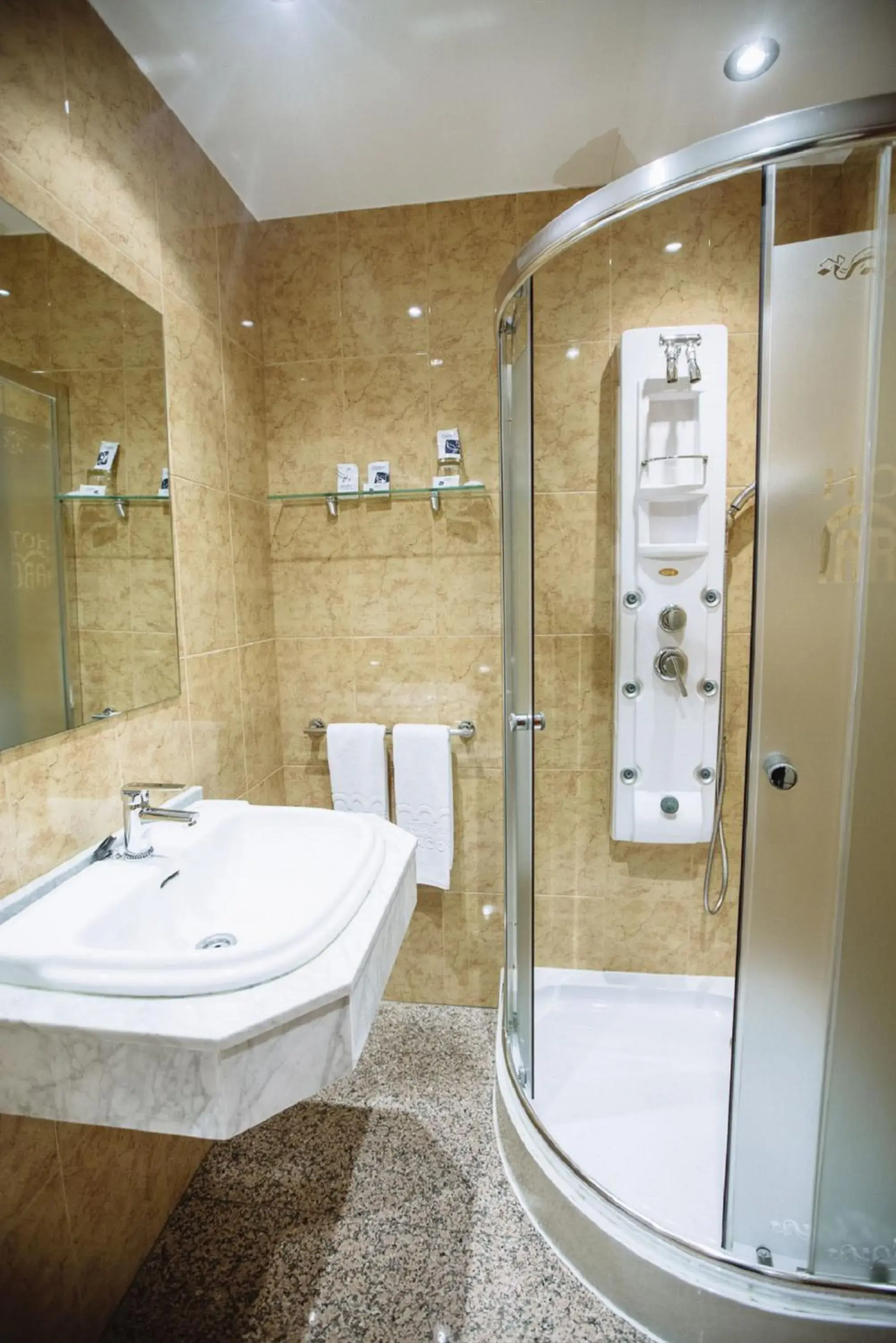 Shower, Bathroom in Hotel Arcos Catedral