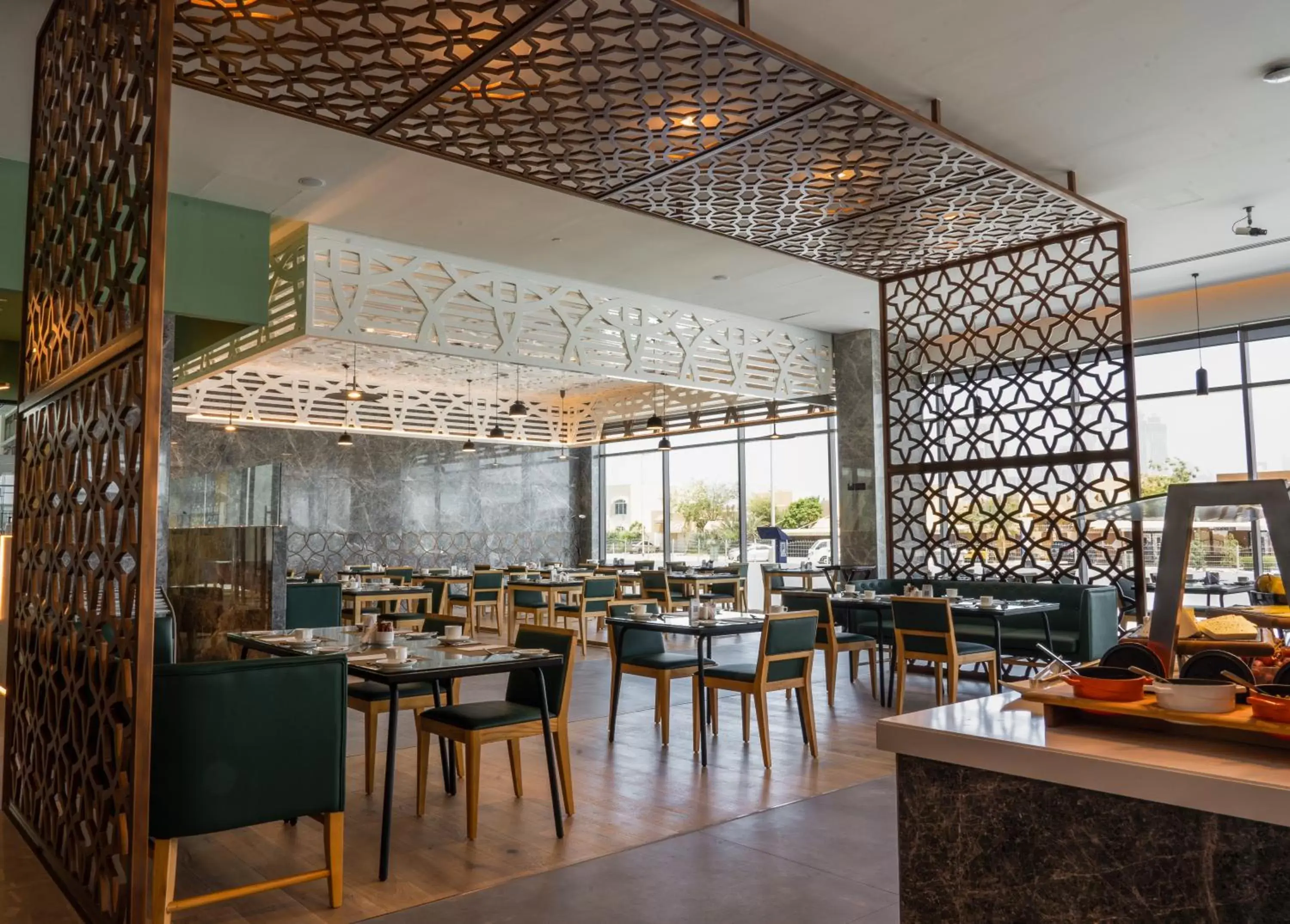 Restaurant/Places to Eat in Al Khoory Courtyard Hotel